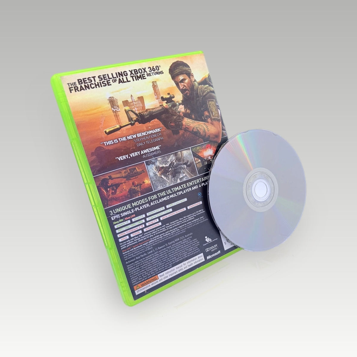 Call of Duty: Black Ops • No Manual (PAL) - Back Cover | Yappa NZ