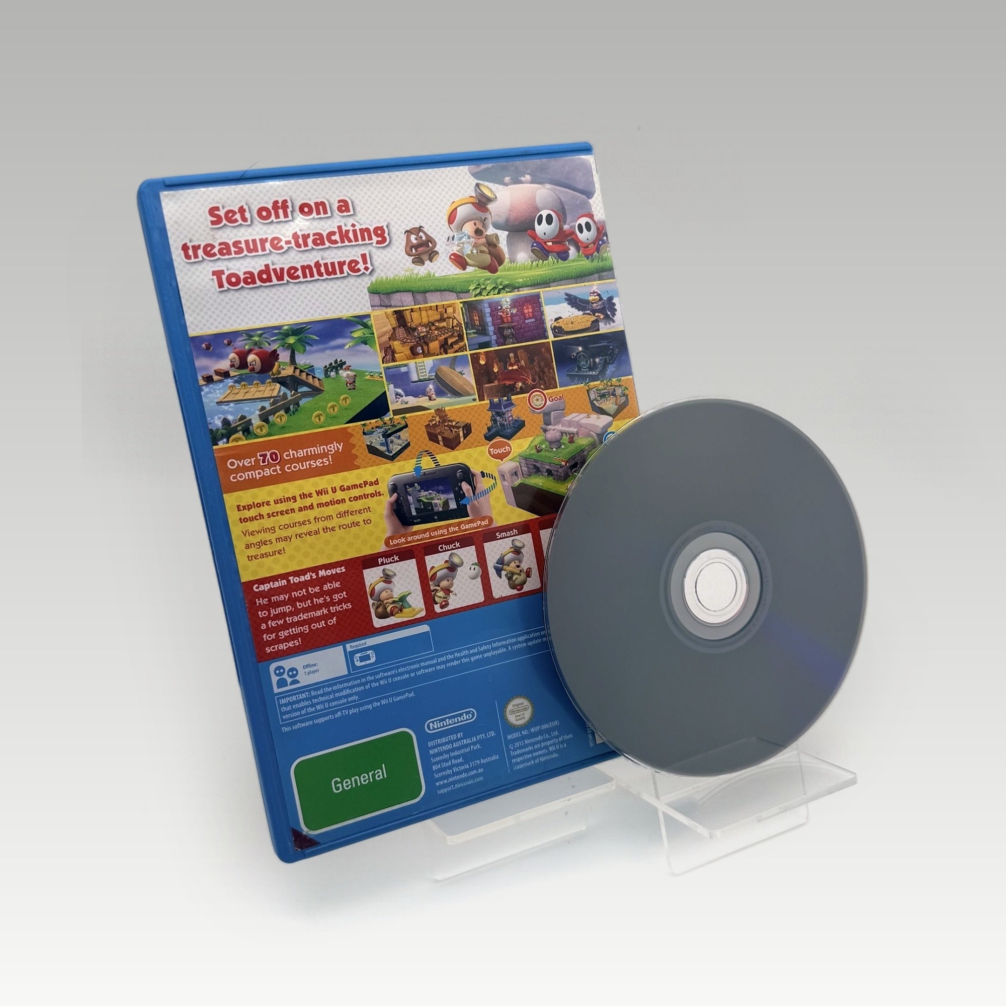 Captain Toad: Treasure Tracker • No Manual (PAL) - Image 2