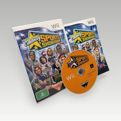 Celebrity Sports Showdown Artwork Damage • CIB (PAL, Artwork Damage) - Front Cover | Yappa NZ