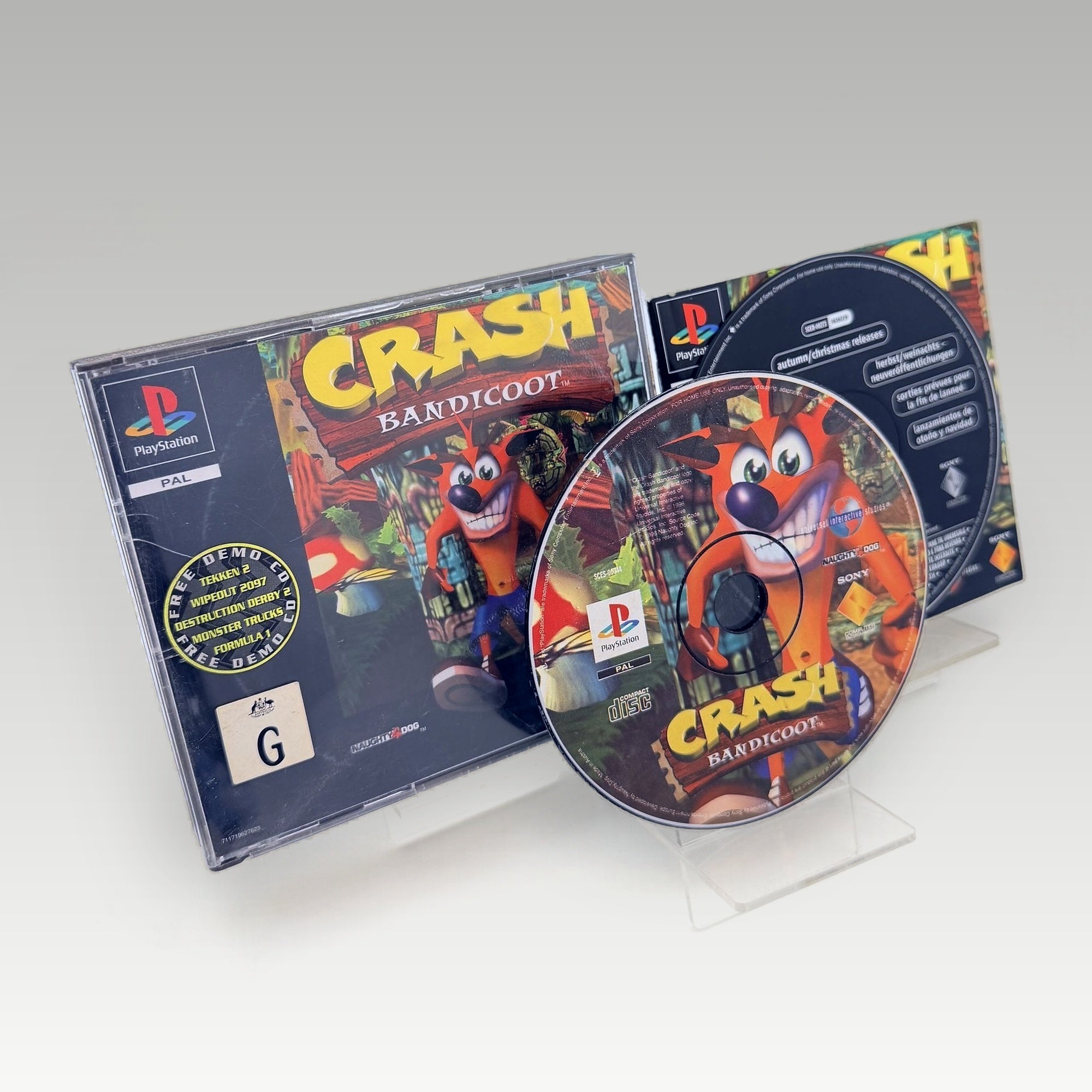 Crash Bandicoot + Demo Disc • CIB (+ Demo Disc) - Image 2