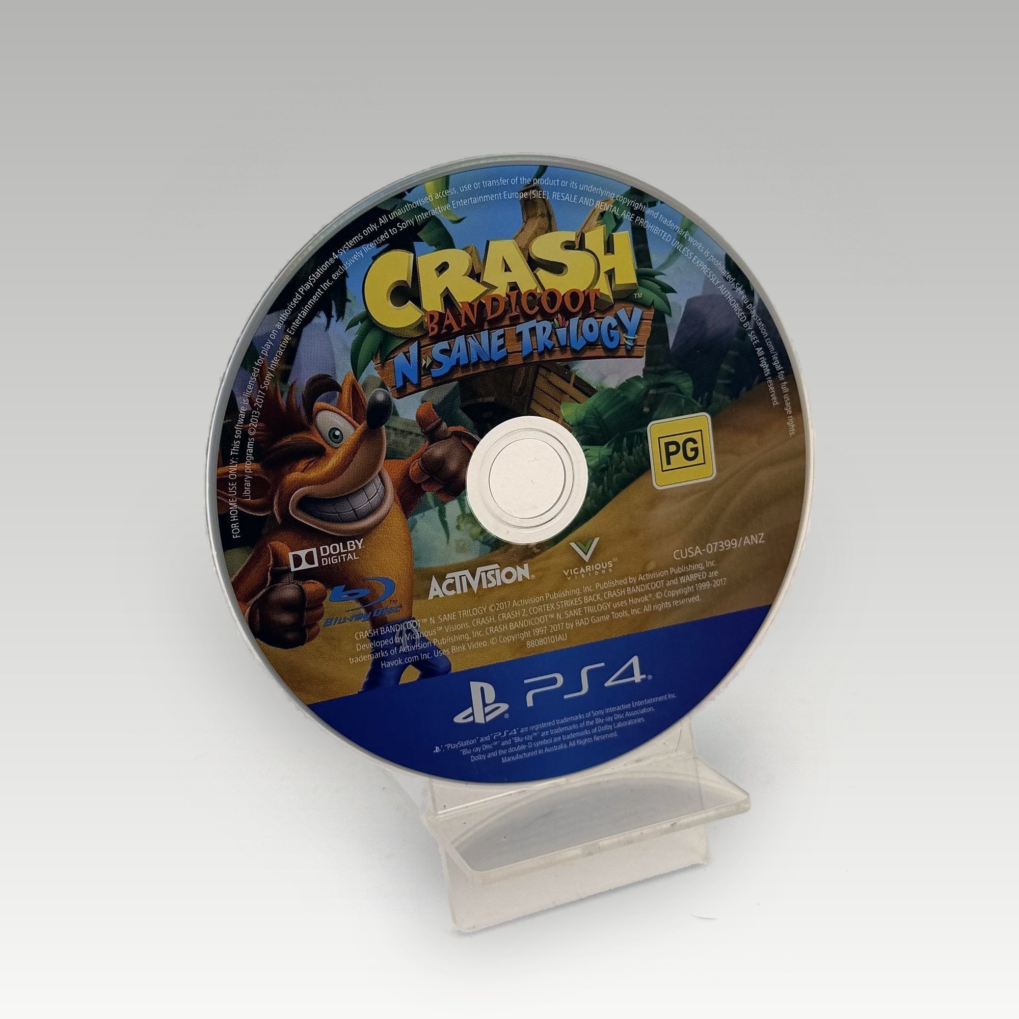 Crash Bandicoot N. Sane Trilogy • Loose (Region 4) - Image 1
