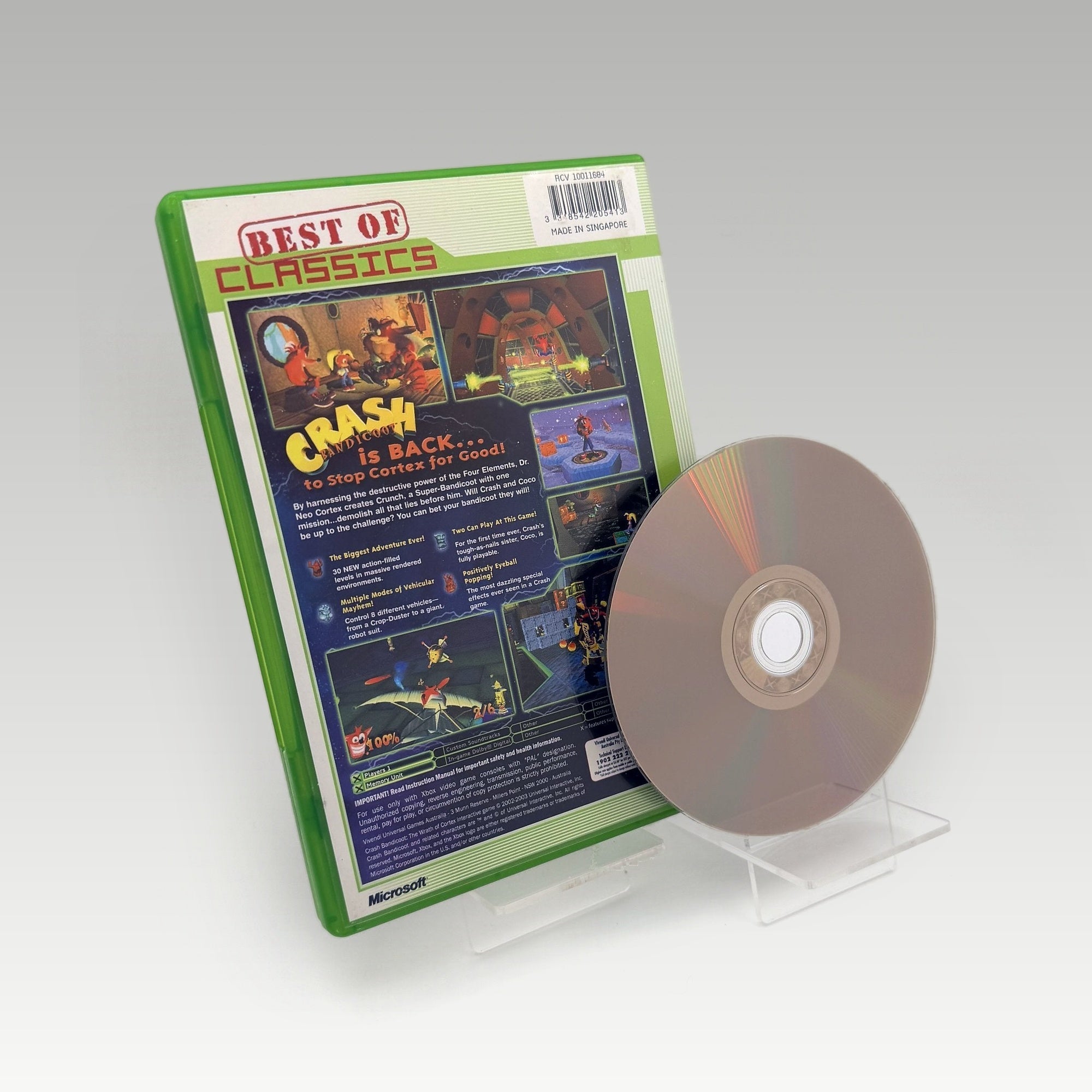 Crash Bandicoot: The Wrath of Cortex (Best of Classics) • No Manual (PAL) - Image 2