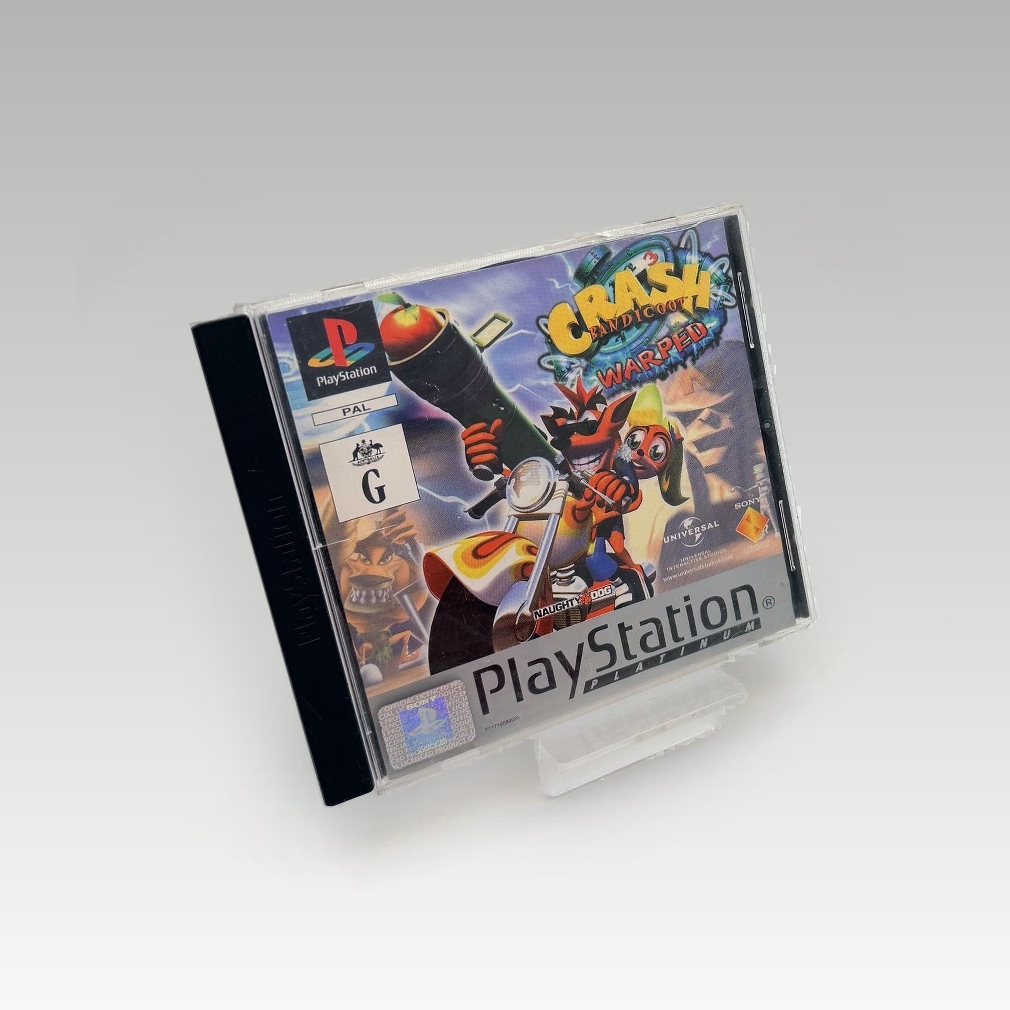 Crash Bandicoot: Warped (Platinum) Case Damage • CIB - Image 1