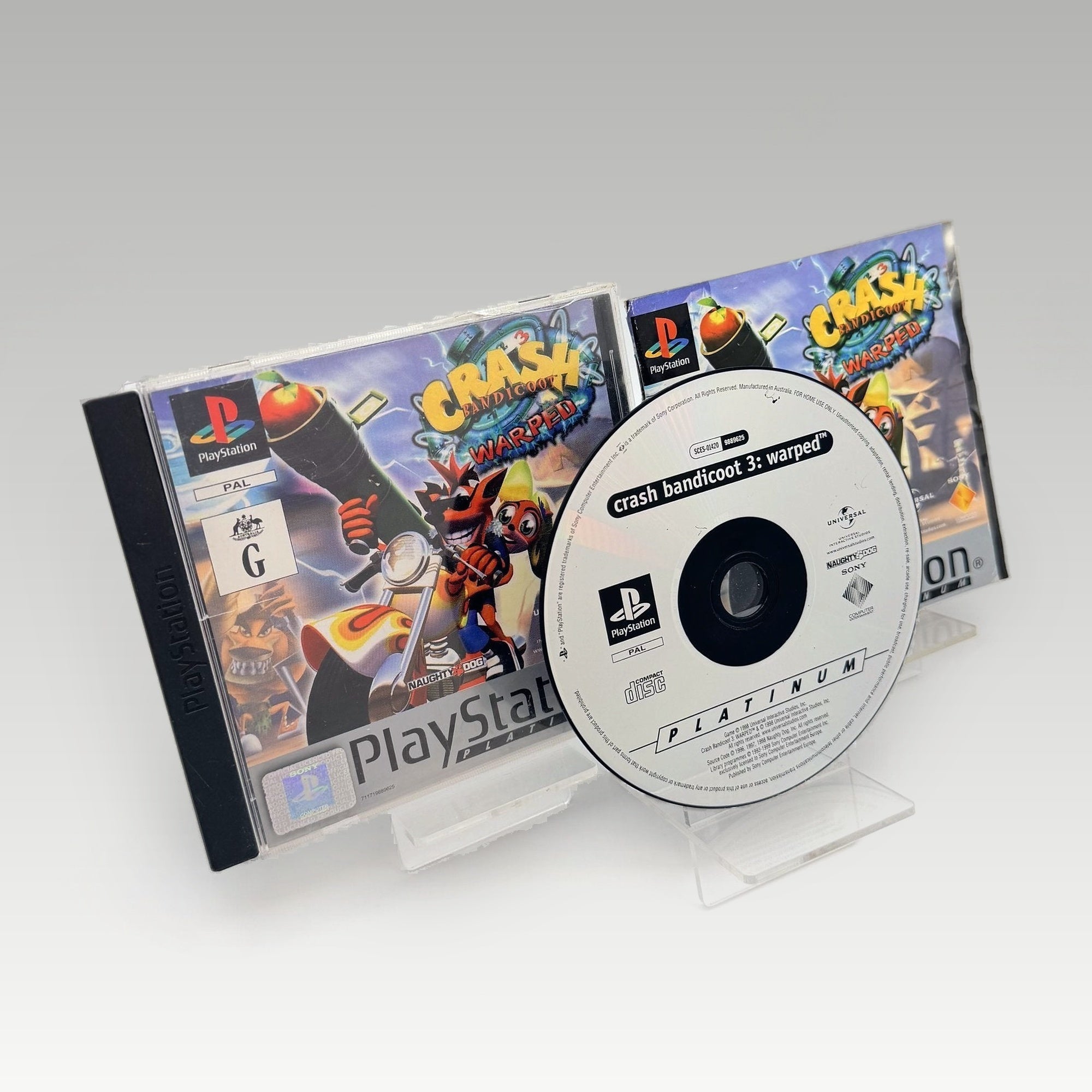 Crash Bandicoot: Warped (Platinum) Case Damage • CIB - Image 2