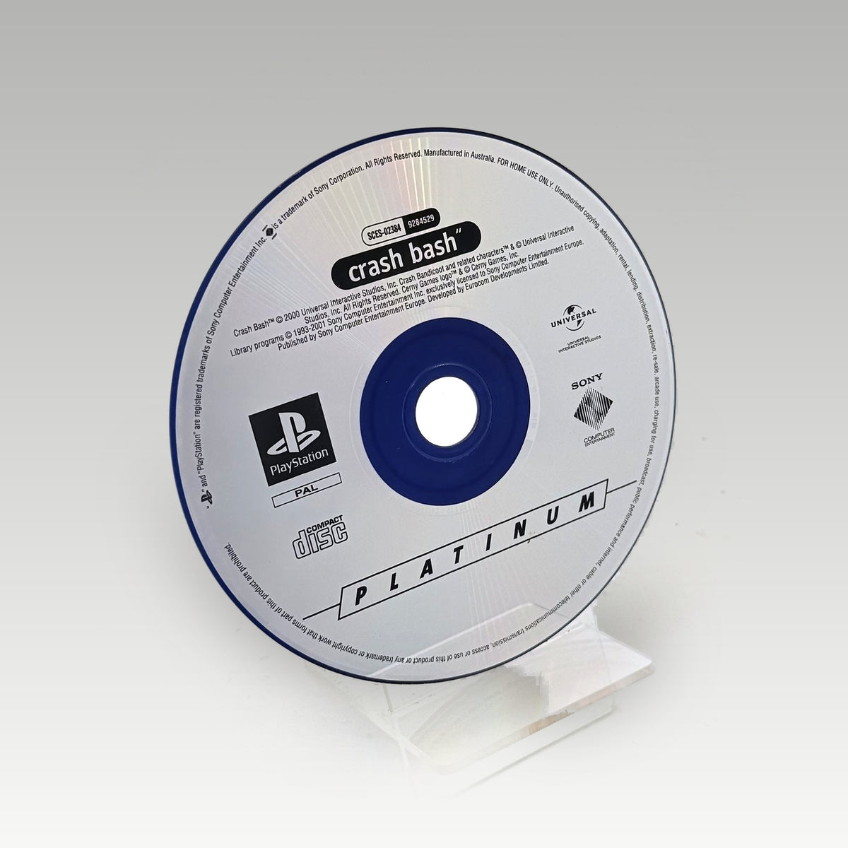 Crash Bash (Platinum) • Loose (PAL) - Image 1