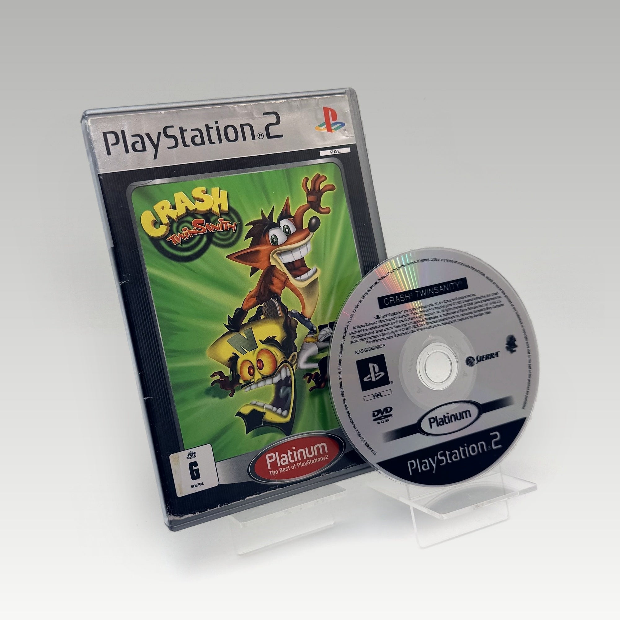 Crash Twinsanity (Platinum) • No Manual (PAL) - Image 1