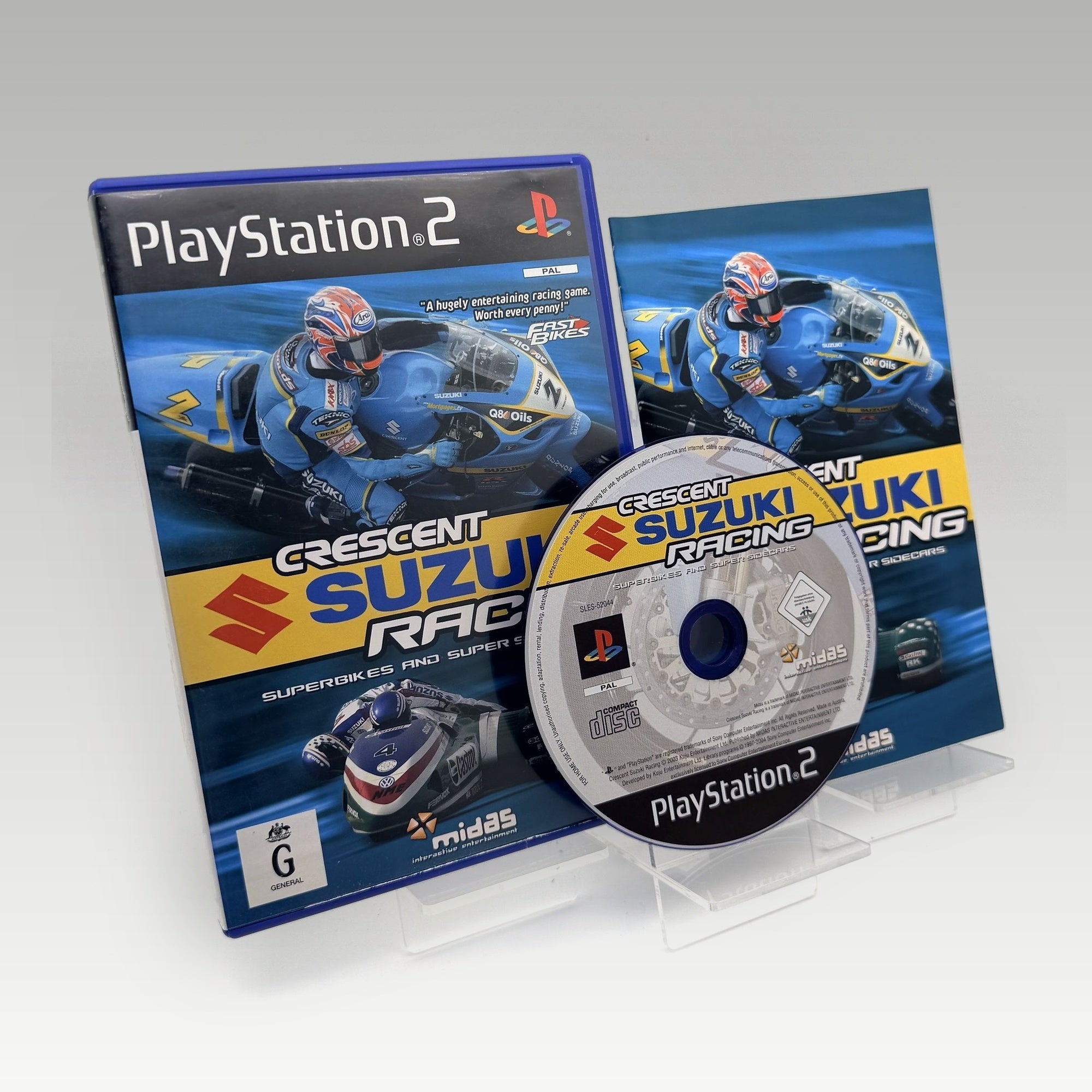 Crescent Suzuki Racing: Superbikes and Super Sidecars • CIB (PAL) - Image 1