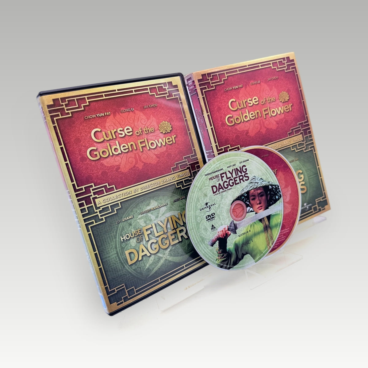 Curse of Golden Flowers + House of Flying Daggers (2004) DVD • CIB (Region 4, Standard) - Image 1