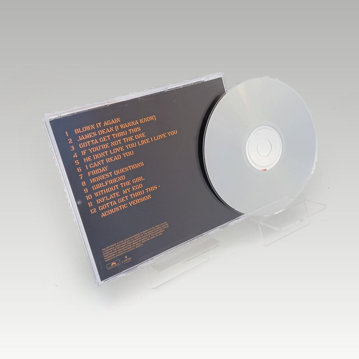 Daniel Bedingfield - Gotta Get Thru This • CIB - Back Cover | Yappa NZ