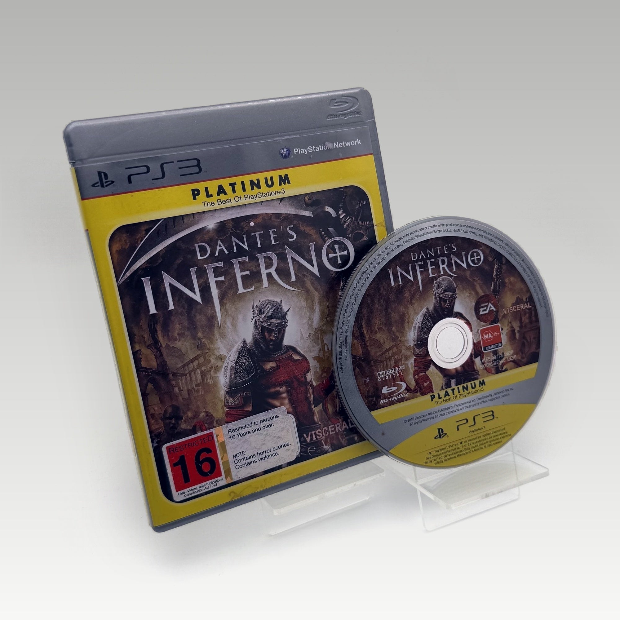 Dante's Inferno (Platinum) • No Manual (Region 4) - Image 1