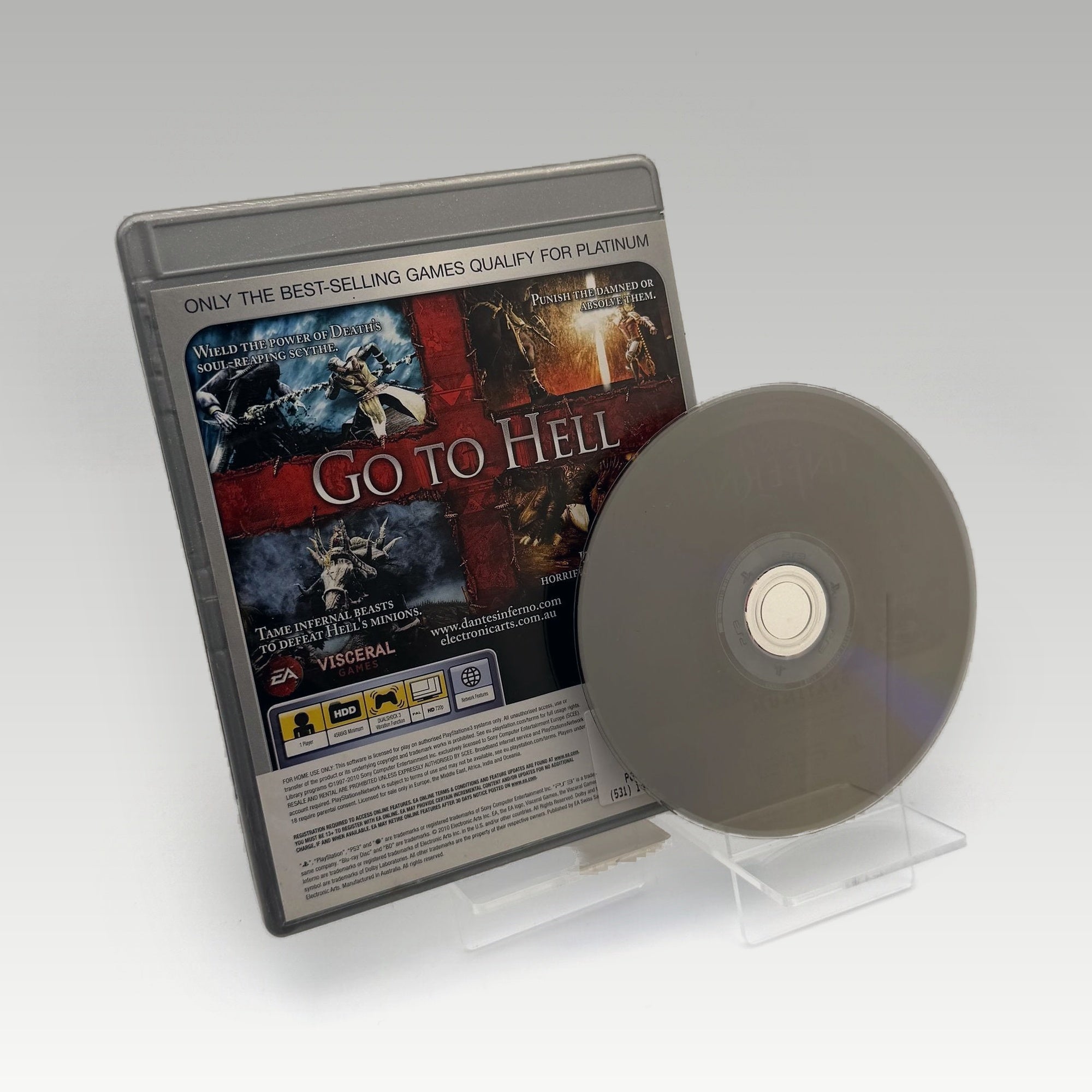 Dante's Inferno (Platinum) • No Manual (Region 4) - Image 2