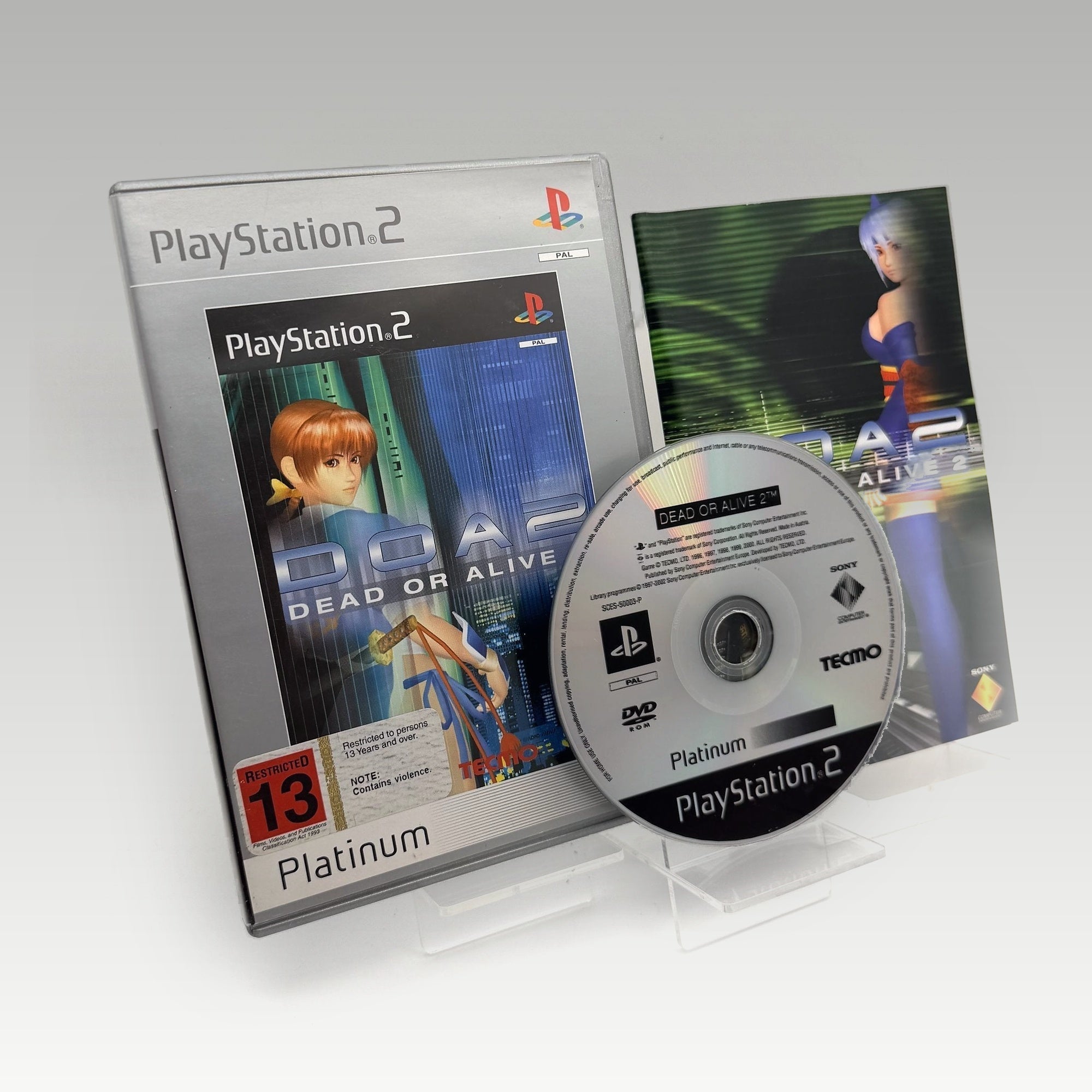 Dead or Alive 2 (Platinum) • CIB (PAL) - Image 1