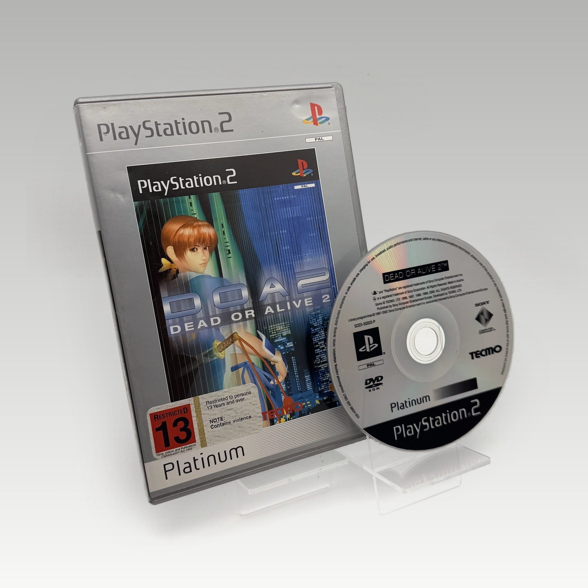 Dead or Alive 2 (Platinum) • No Manual (PAL) - Image 1