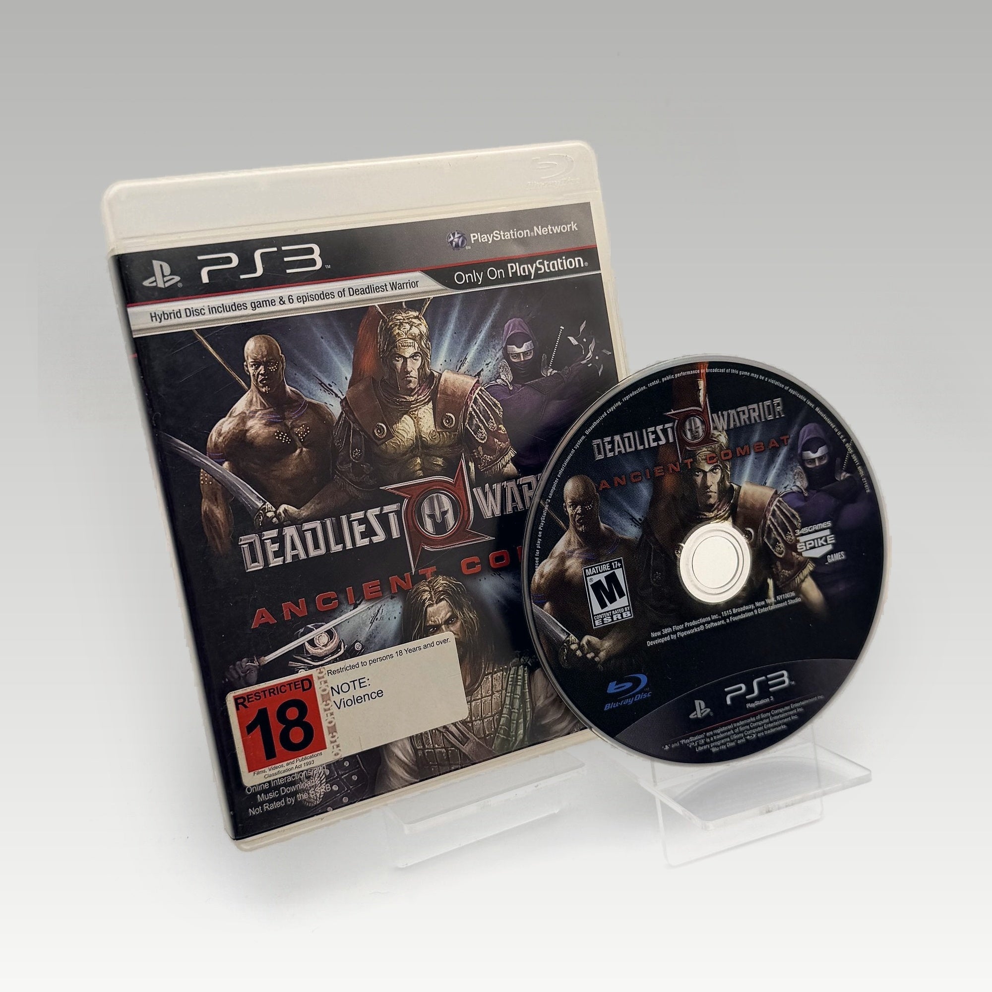 Deadliest Warrior: Ancient Combat • No Manual (Region 1) - Image 1