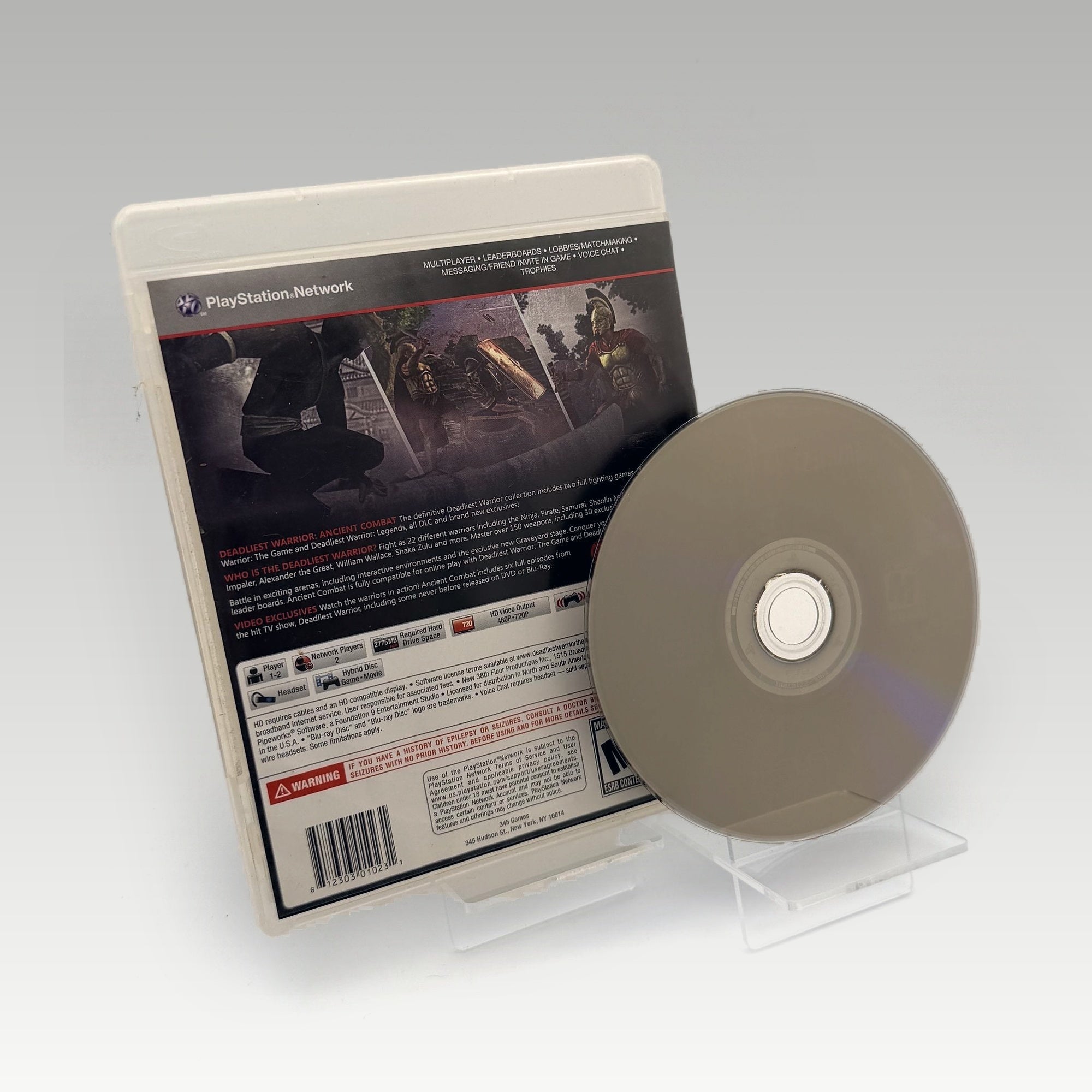 Deadliest Warrior: Ancient Combat • No Manual (Region 1) - Image 2