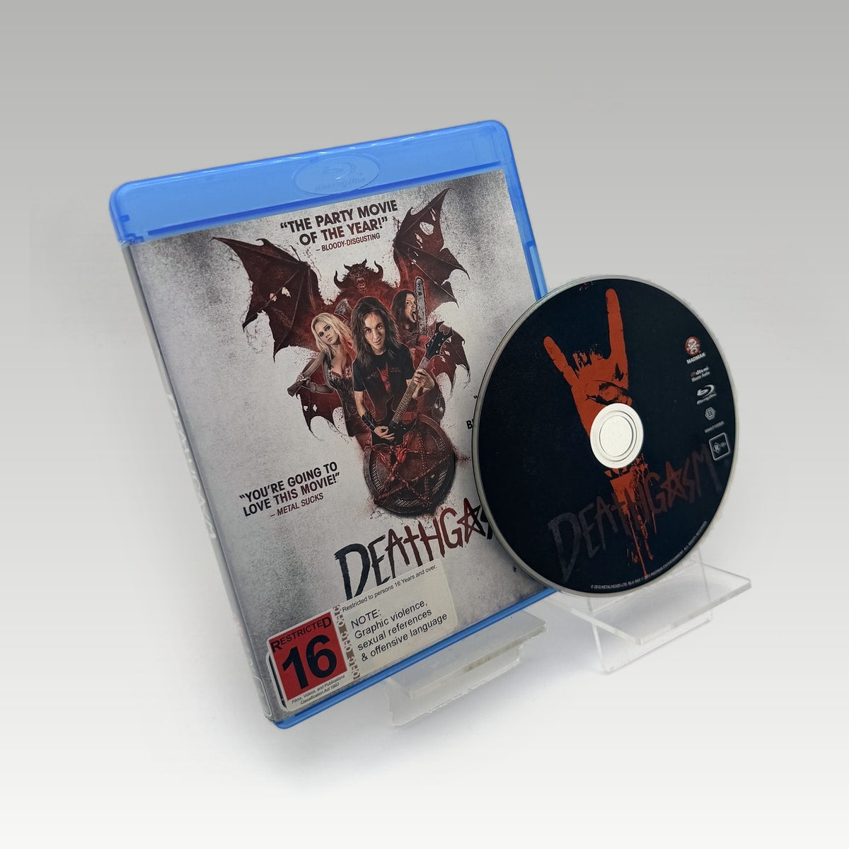 Deathgasm (2015) Bluray • CIB (Region B, Standard) - Image 1