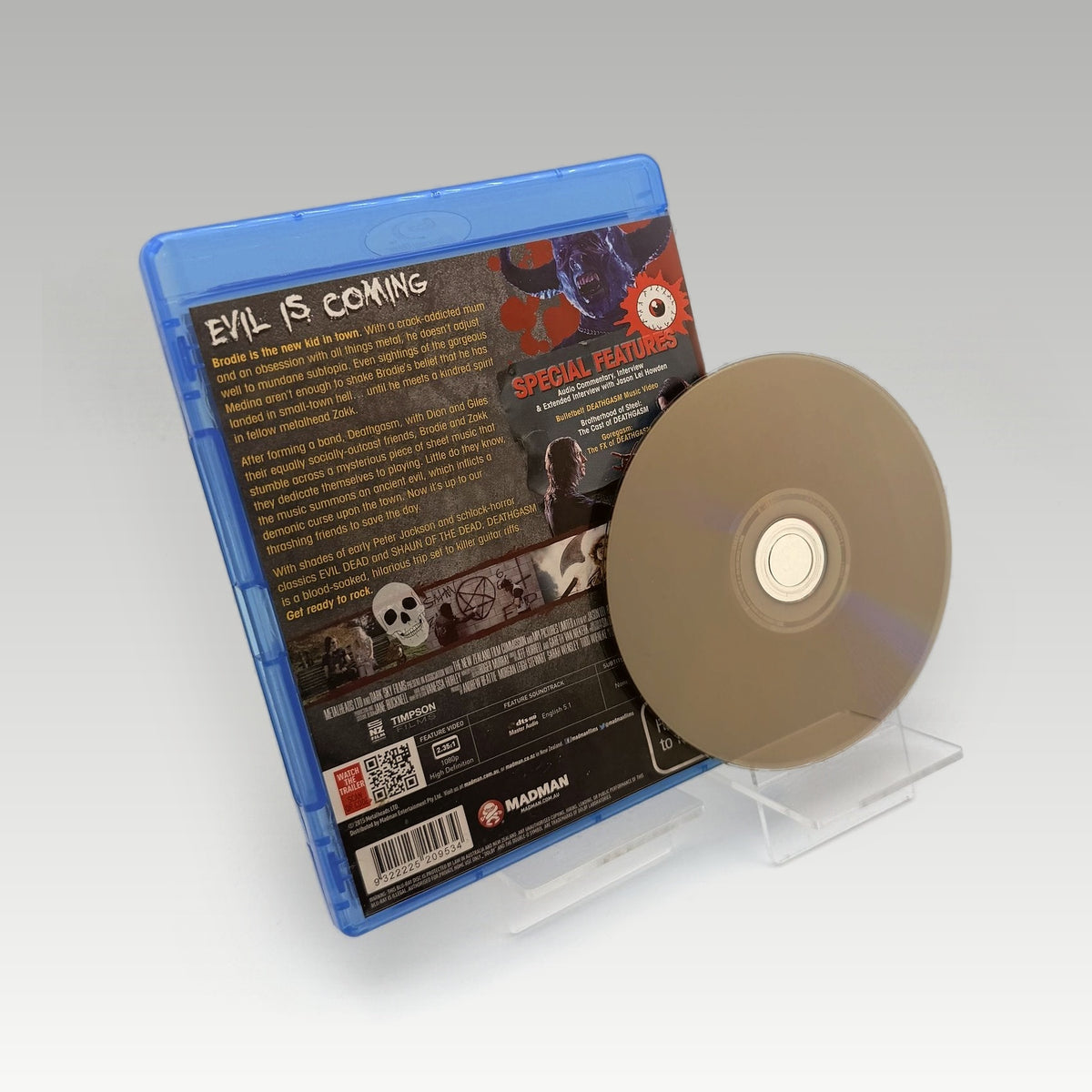 Deathgasm (2015) Bluray • CIB (Region B, Standard) - Image 2