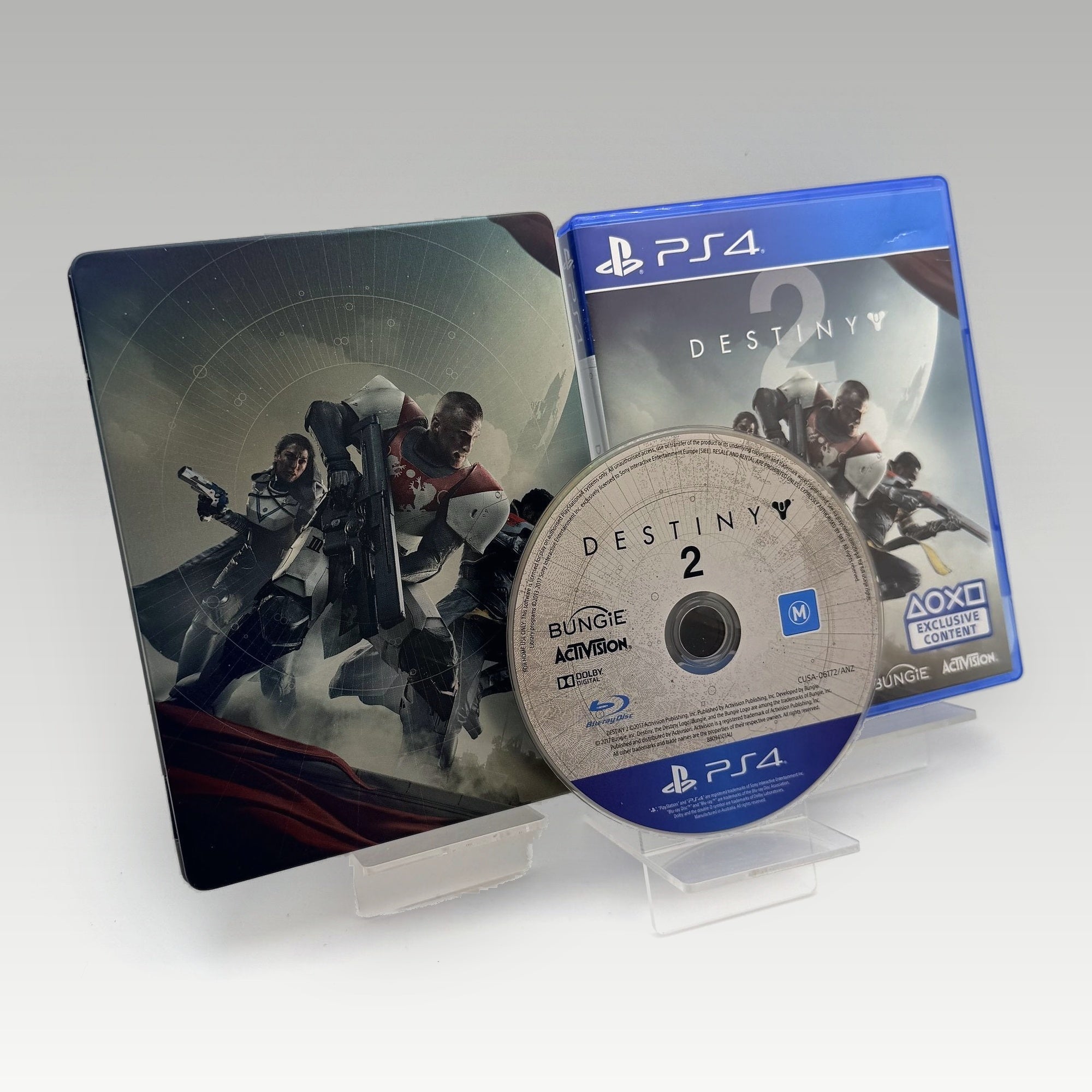 Destiny 2 + Steelbook & Unused DLC + Steelbook & Unused DLC • CIB • New / Sealed (Region 4, + Steelbook & Unused DLC) - Image 1