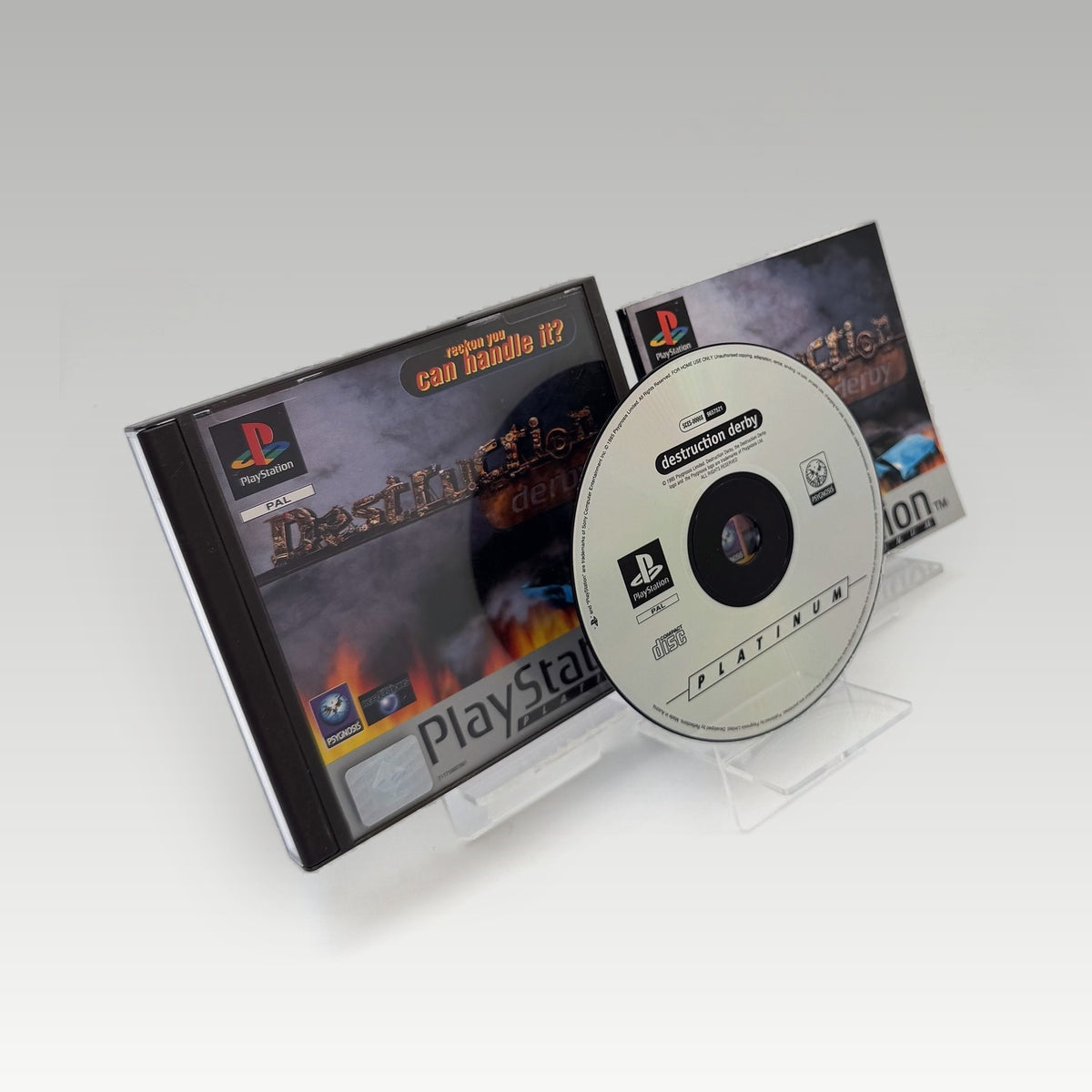 Destruction Derby (Platinum) • CIB (PAL) - Image 2