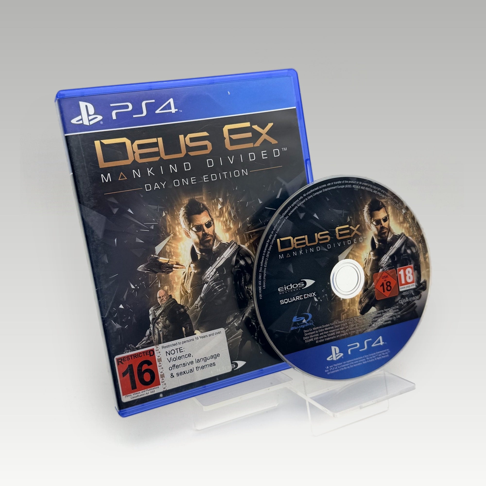 Deus Ex: Mankind Divided Day One Edition • CIB (PAL, Day One Edition) - Image 1