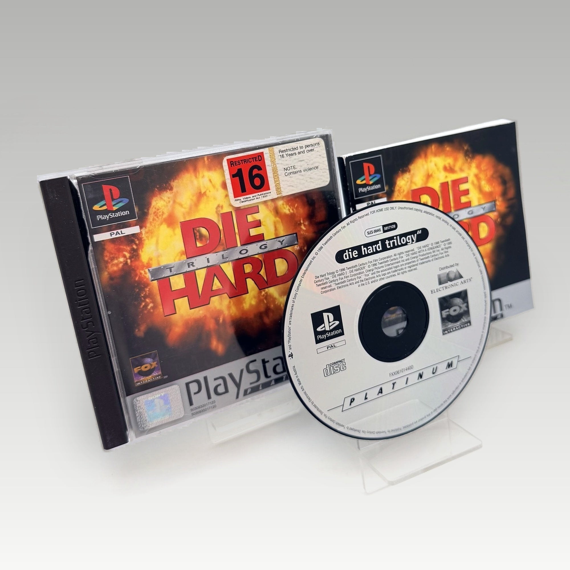 Die Hard Trilogy (Platinum) • CIB (PAL) - Image 2