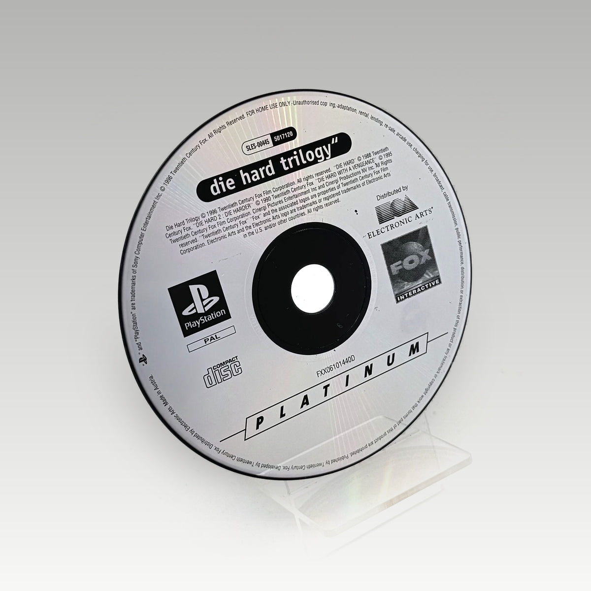 Die Hard Trilogy (Platinum) • Loose (PAL) - Image 1