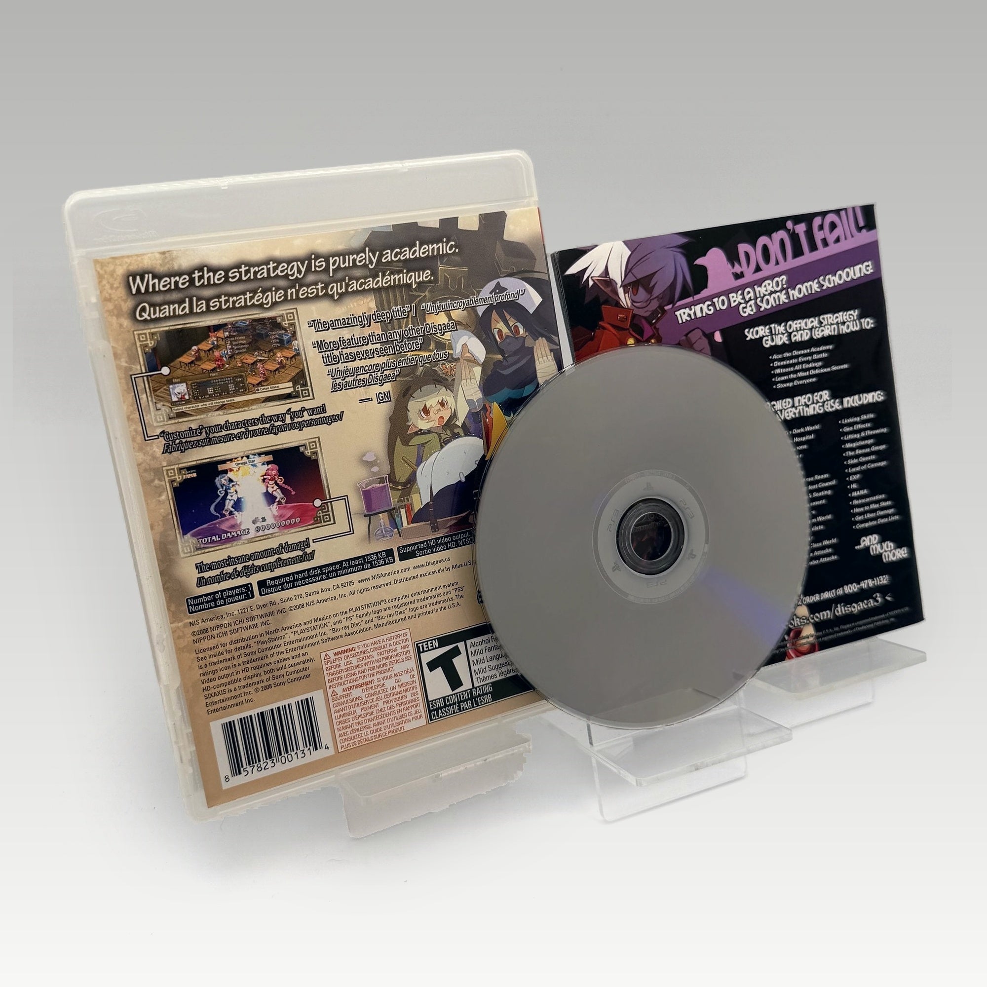 Disgaea 3: Absence of Justice • CIB (Region 1) - Image 2
