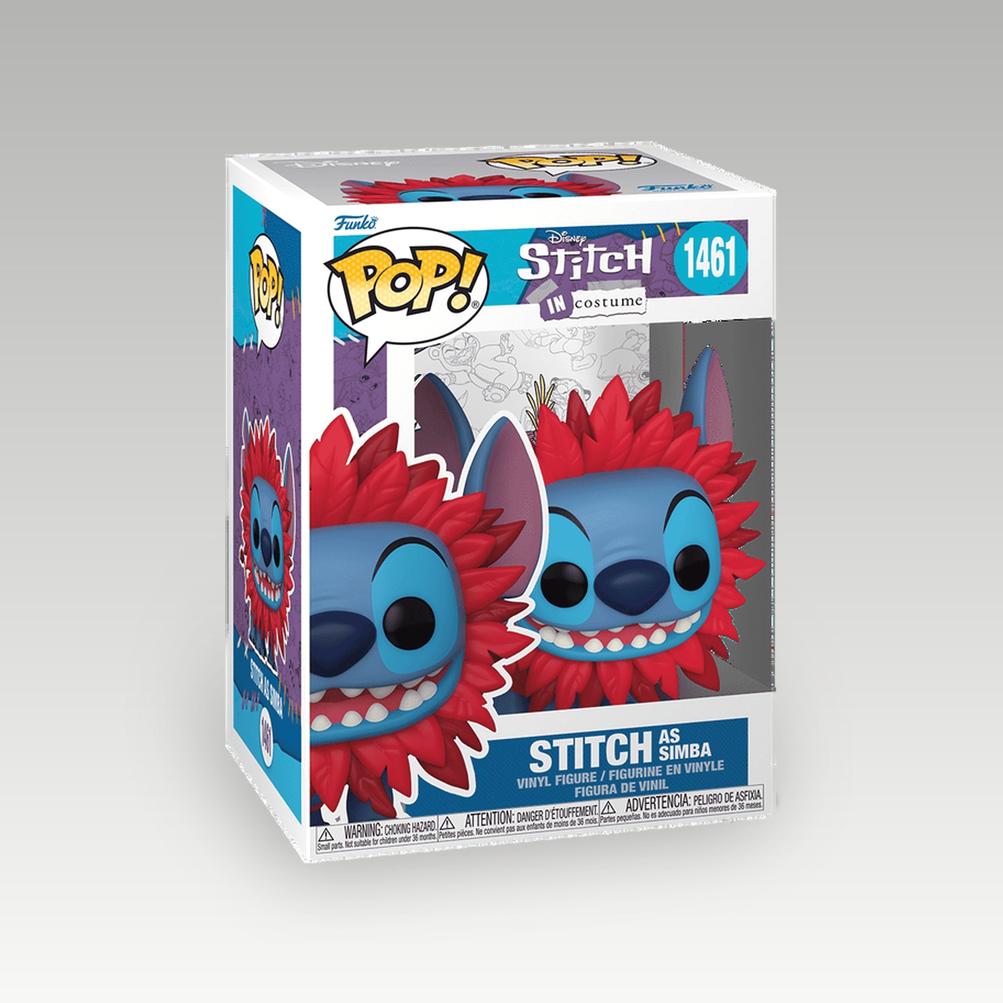 Disney Stitch as Simba #1461 • New / Sealed - Image 1