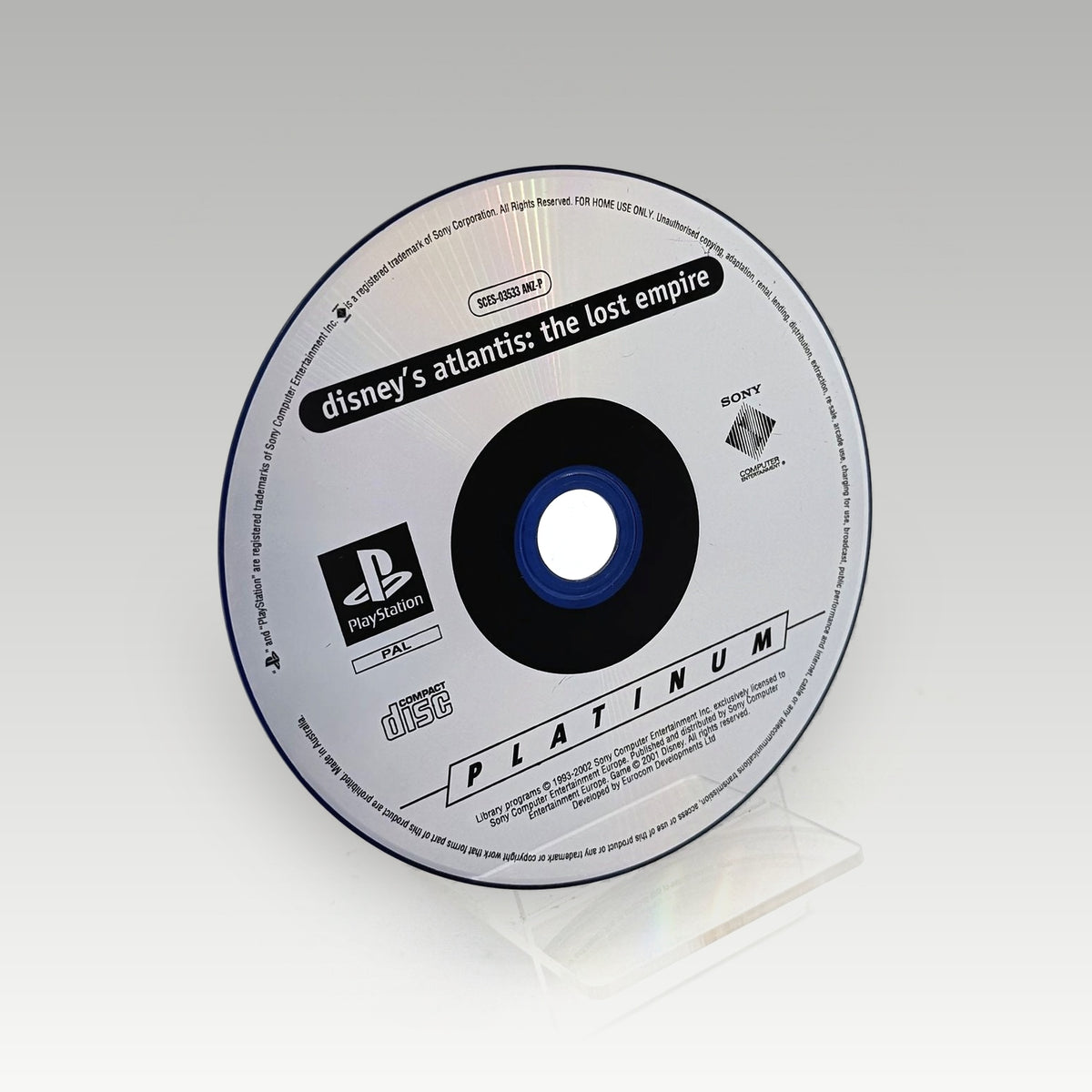 Disney's Atlantis: The Lost Empire (Platinum) • Loose (PAL) - Image 1