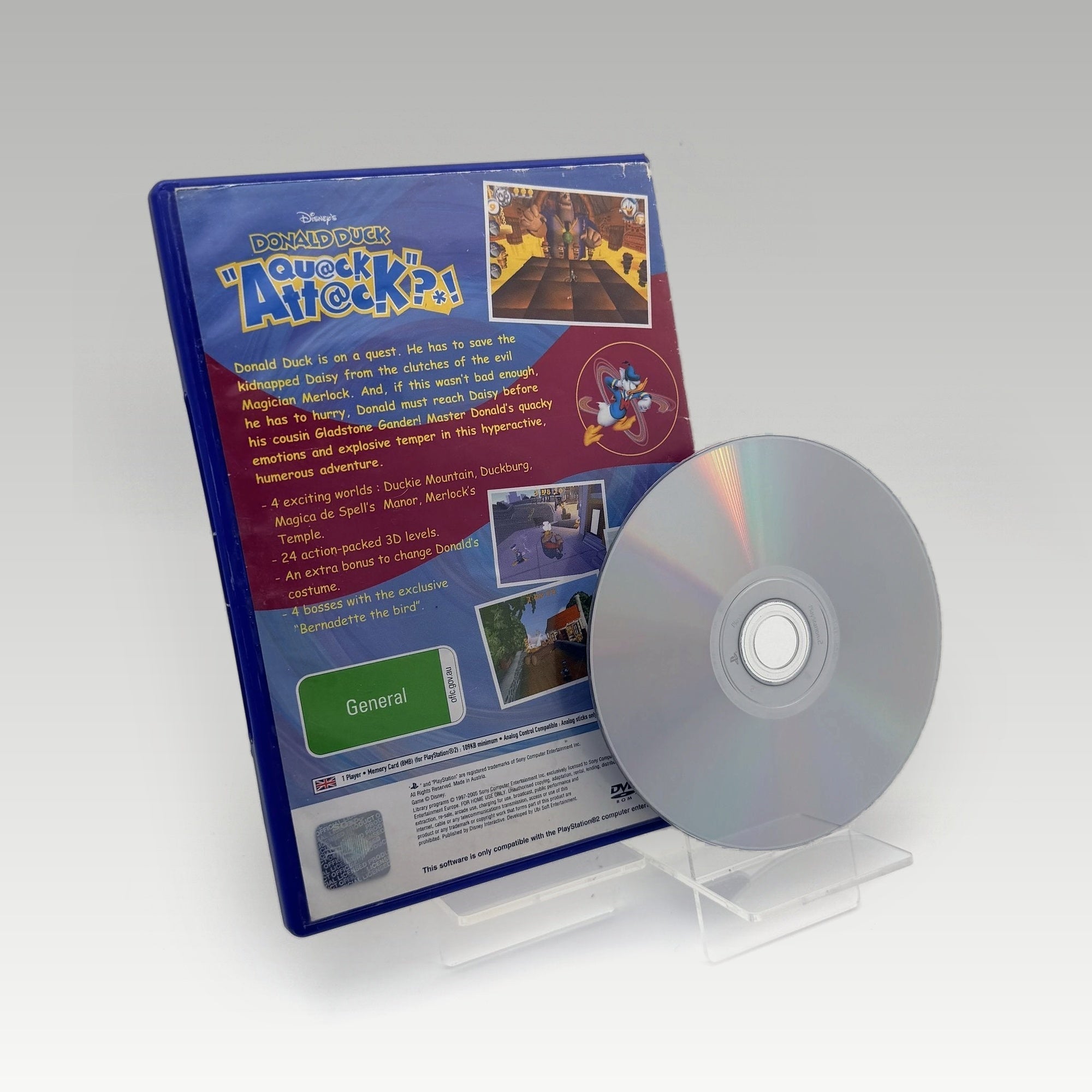Donald Duck: Quack Attack • No Manual (PAL) - Image 2