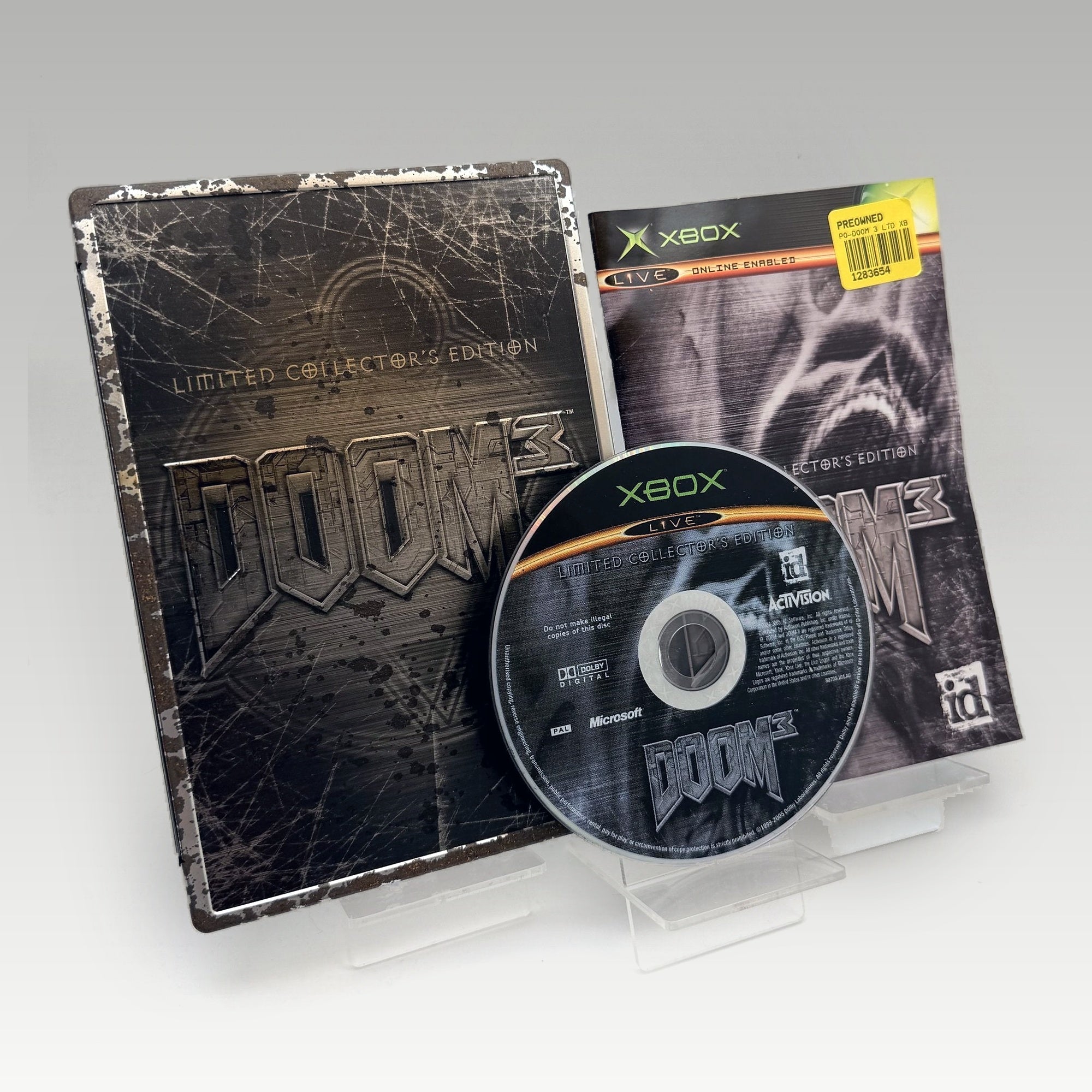 Doom 3 - Case Damage Limited Collector's Steelbook Edition • CIB (PAL, Limited Collector's Steelbook Edition) - Image 1