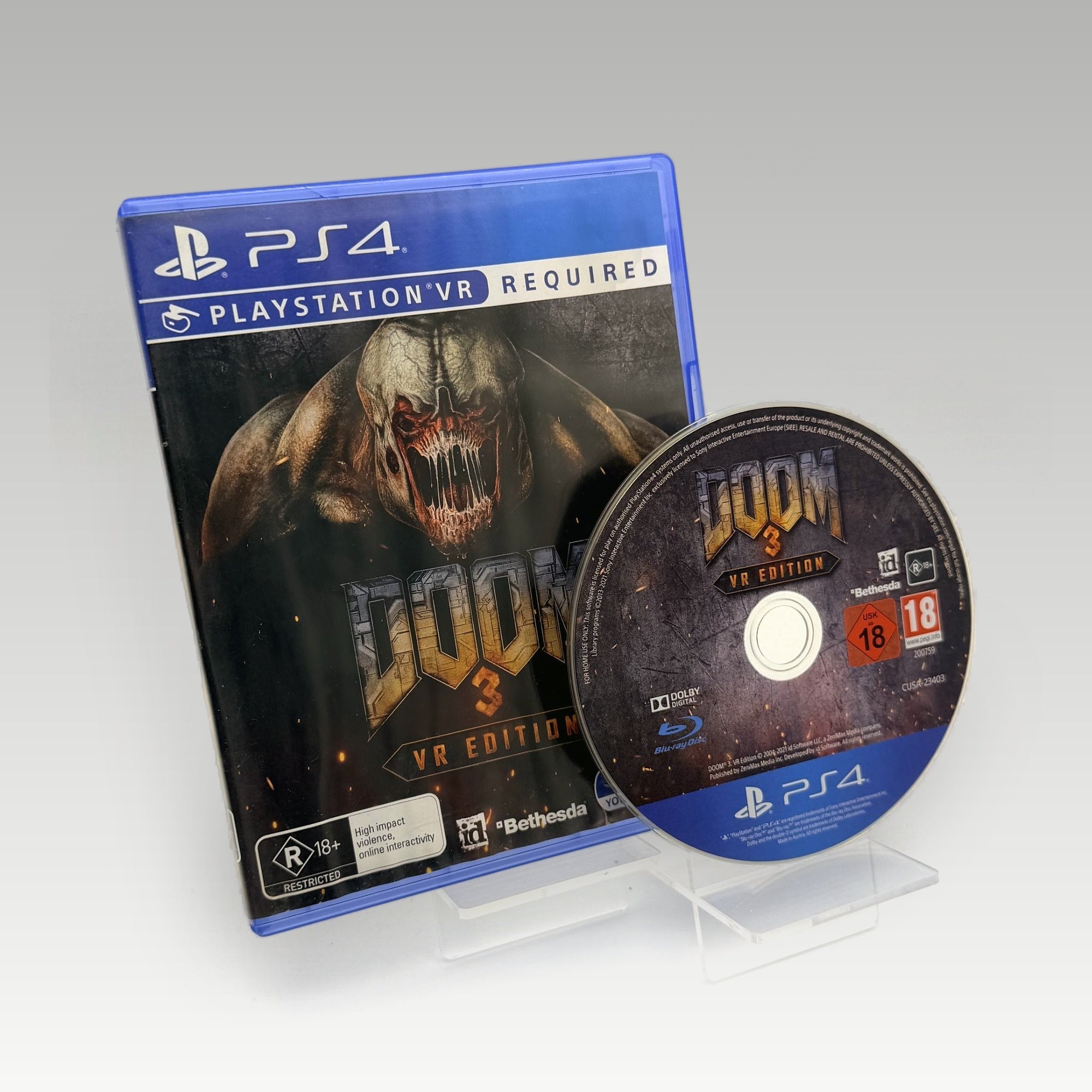 Doom 3 VR Edition • CIB (PAL, VR Edition) - Image 1