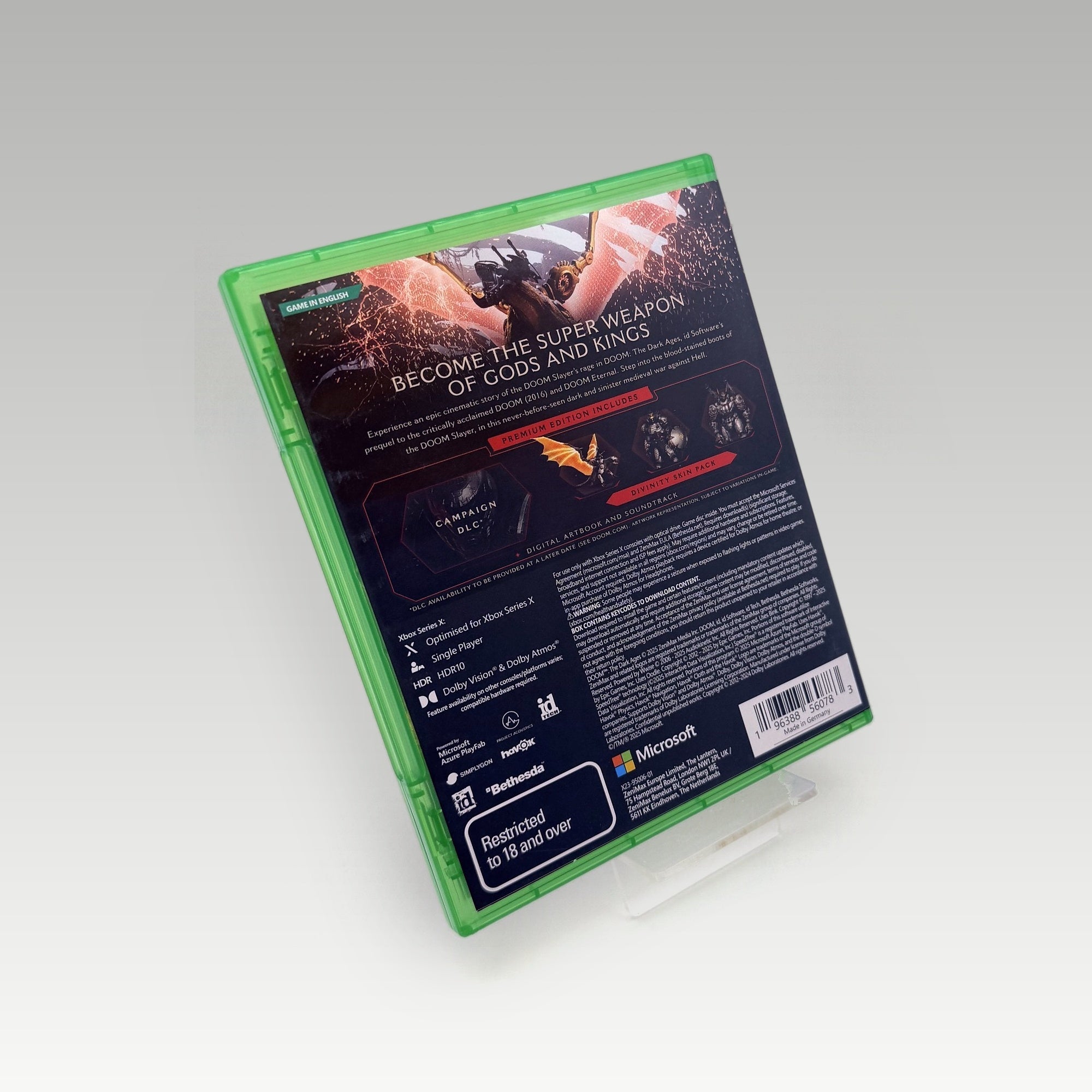 Doom: The Dark Ages Premium Edition Premium Edition • CIB • New (Region Free, Premium Edition) - Image 2