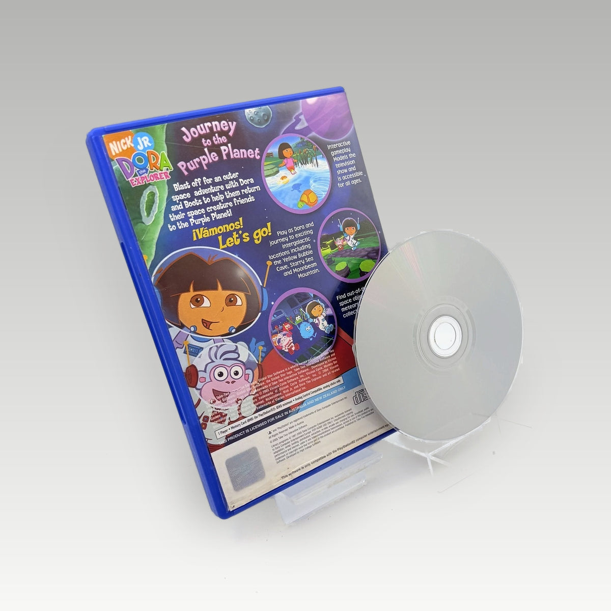 Dora the Explorer: Journey to the Purple Planet • No Manual (PAL) - Back Cover | Yappa NZ