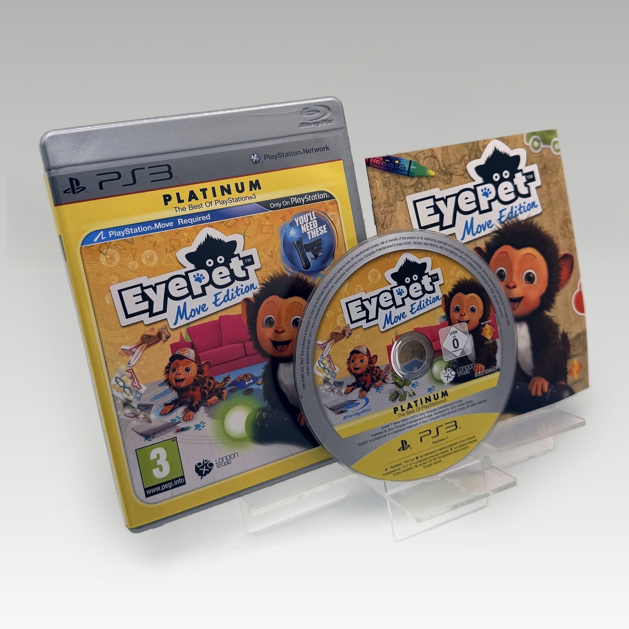 EyePet (Platinum) Move Edition • CIB (Region 2, Move Edition) - Image 1