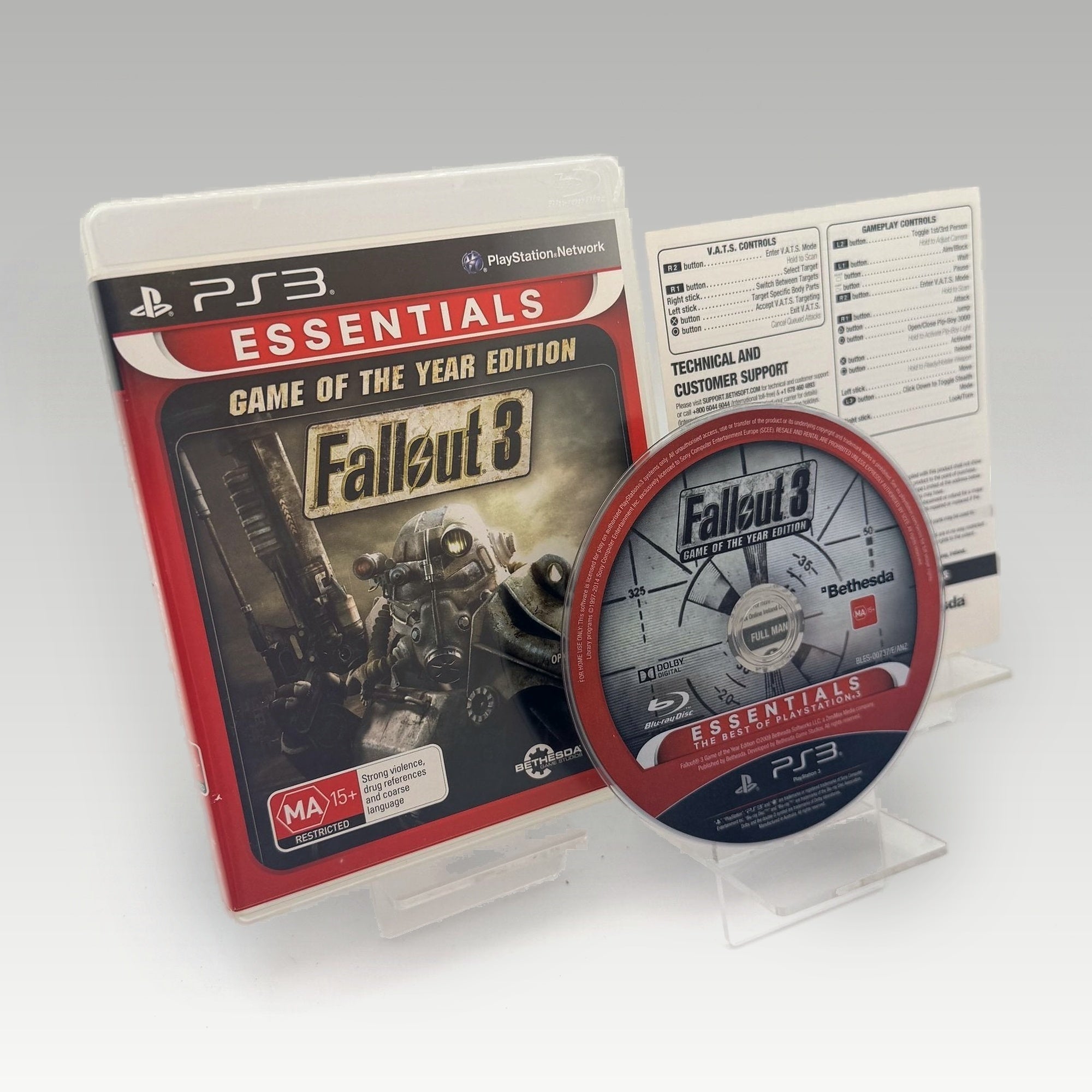 Fallout 3: Game of the Year Edition • No Manual (Region 4) - Image 1
