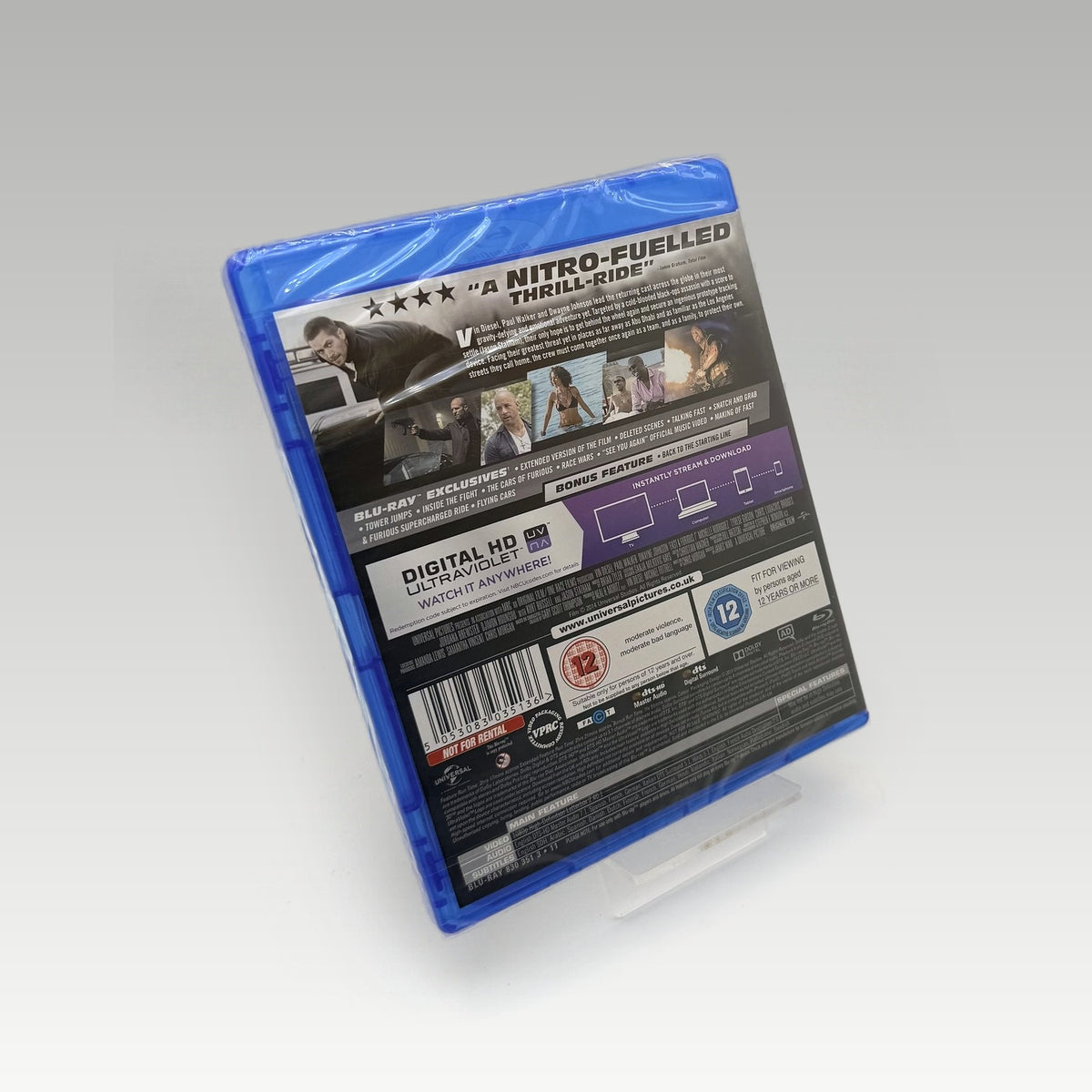 Fast & Furious 7 Extended Edition (2015) Bluray • CIB (Region Free, Standard) - Image 2