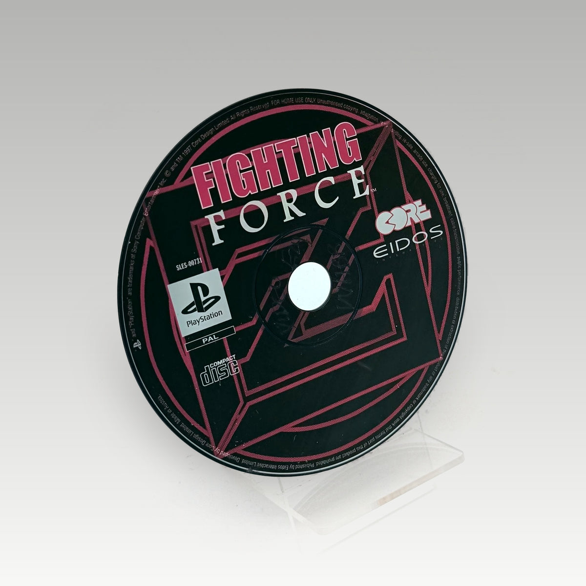 Fighting Force • Loose • Ex-Rental (PAL) - Image 1