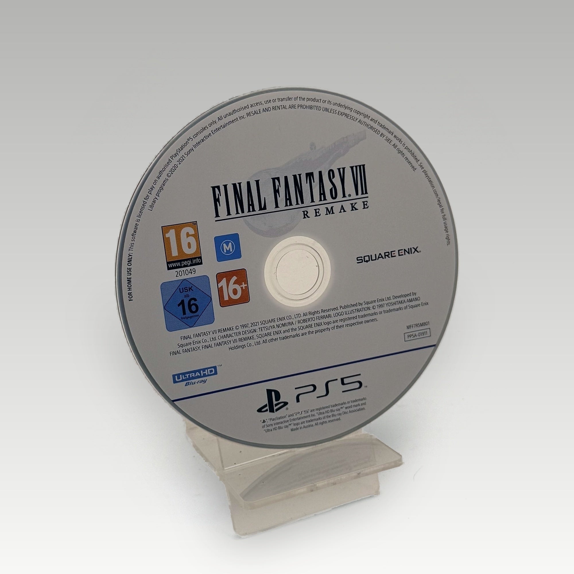 PlayStation 5 Final Fantasy VII Remake Region 4 - Front Cover | Yappa NZ