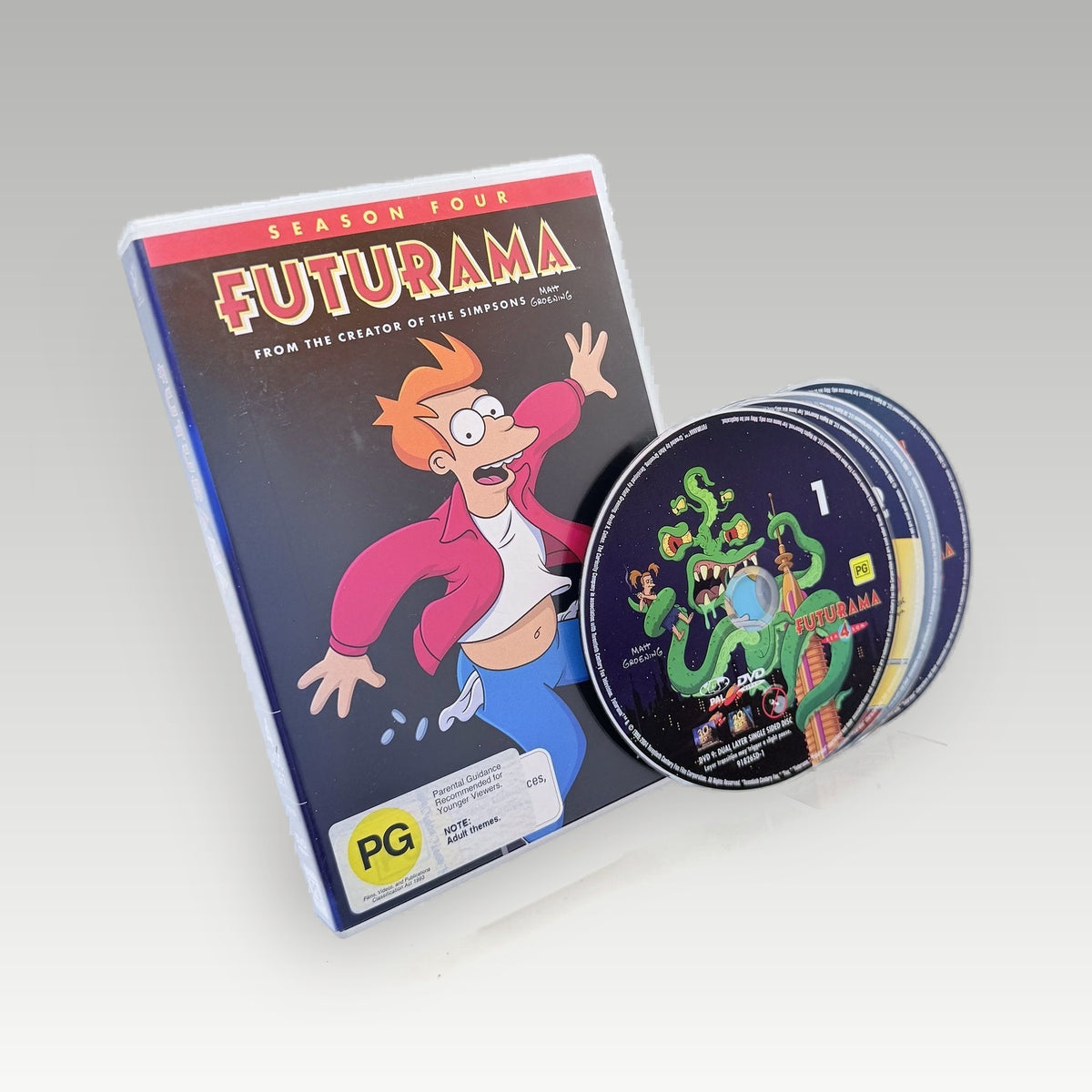 Futurama - Season Four • CIB (Region 4) - Front Cover | Yappa NZ