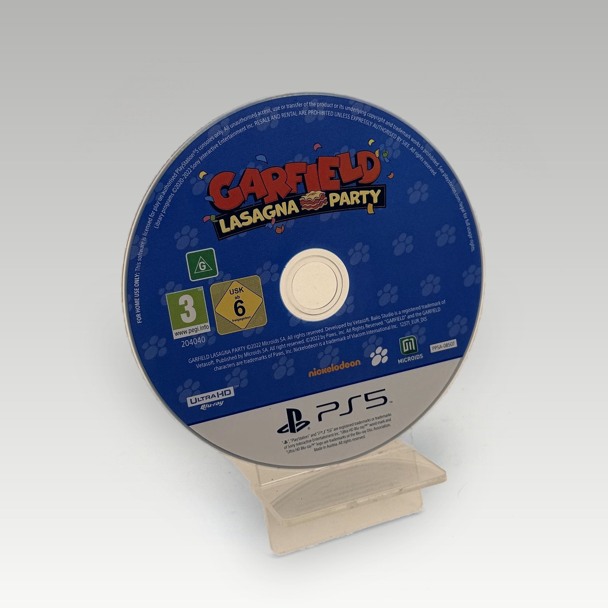 PlayStation 5 Garfield: Lasagna Party Region 4 - Front Cover | Yappa NZ