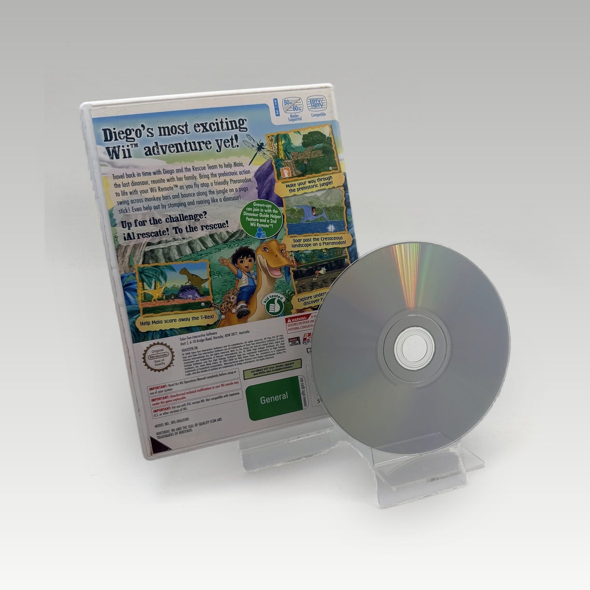 Go, Diego, Go! Great Dinosaur Rescue • No Manual (PAL) - Image 2
