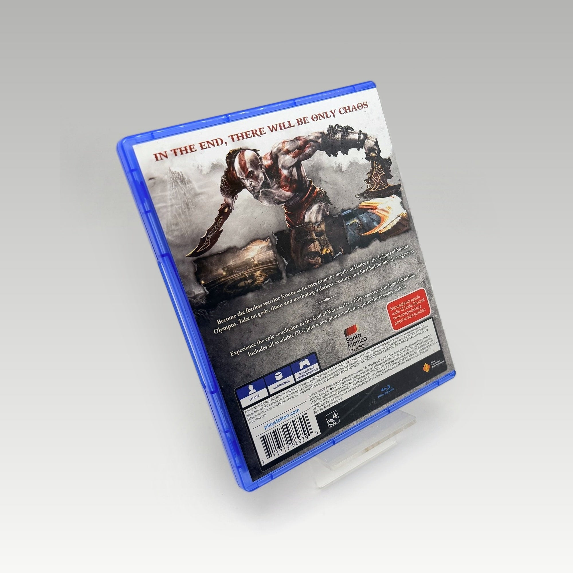 God of War III: Remastered (Playstation Hits) • CIB • New (Region Free) - Image 2