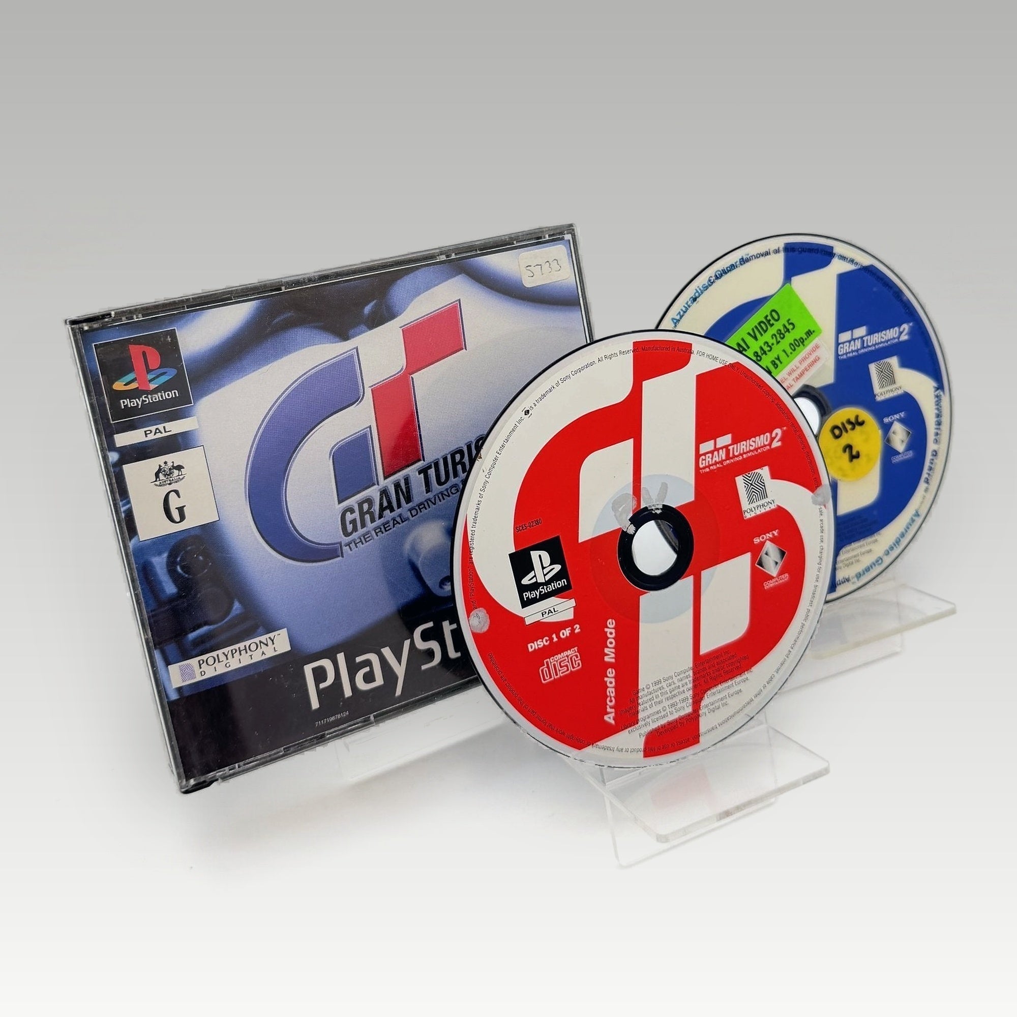 Gran Turismo 2 • CIB • Ex-Rental (PAL) - Image 2