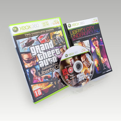 Grand Theft Auto: Episodes from Liberty City + Map • CIB (PAL, + Map) - Front Cover | Yappa NZ