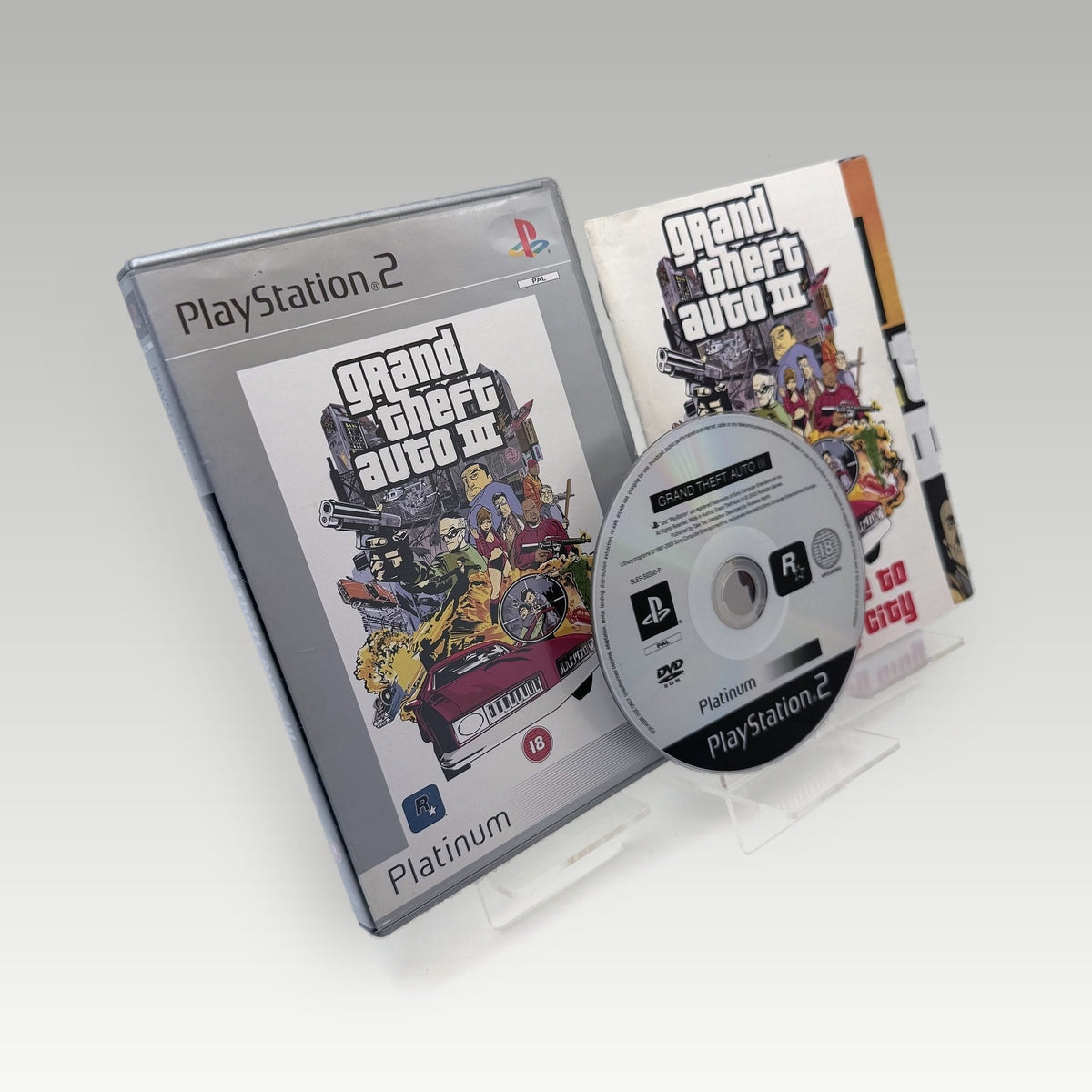 Grand Theft Auto III + Map • CIB (PAL, + Map) - Image 1