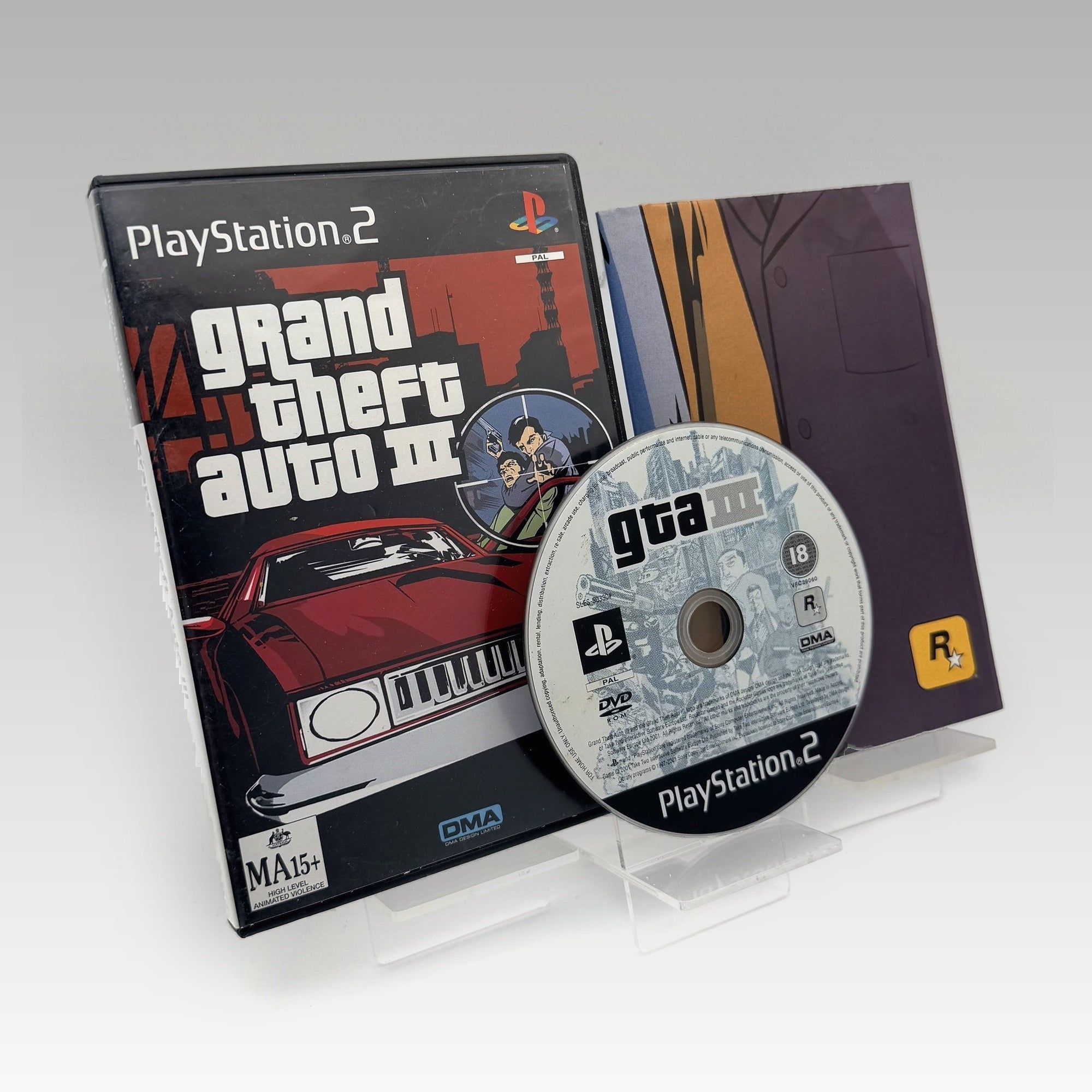 Grand Theft Auto III + Map • No Manual (PAL, + Map) - Image 1