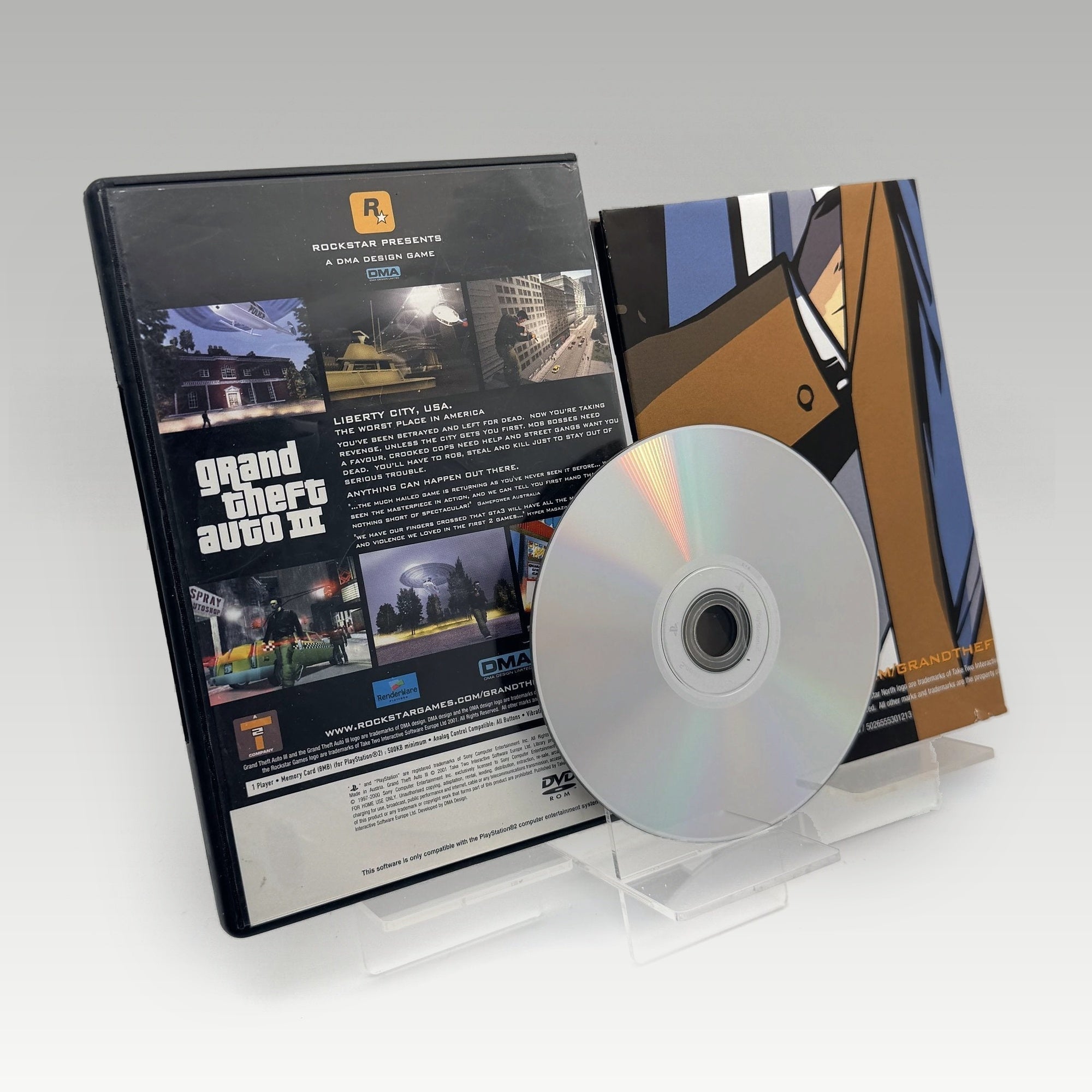 Grand Theft Auto III + Map • No Manual (PAL, + Map) - Image 2