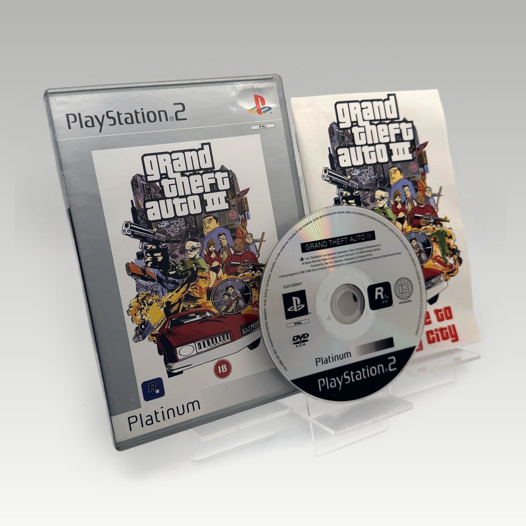 Grand Theft Auto III (Platinum) • CIB (PAL) - Image 1