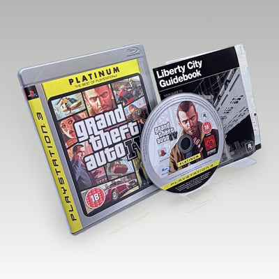 Grand Theft Auto IV • CIB (Region 2, + Map) - Front Cover | Yappa NZ